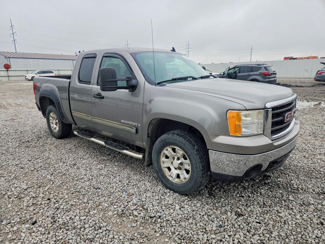 2007 Gmc Sierra Gray vin: 1GTEK19J17Z587784