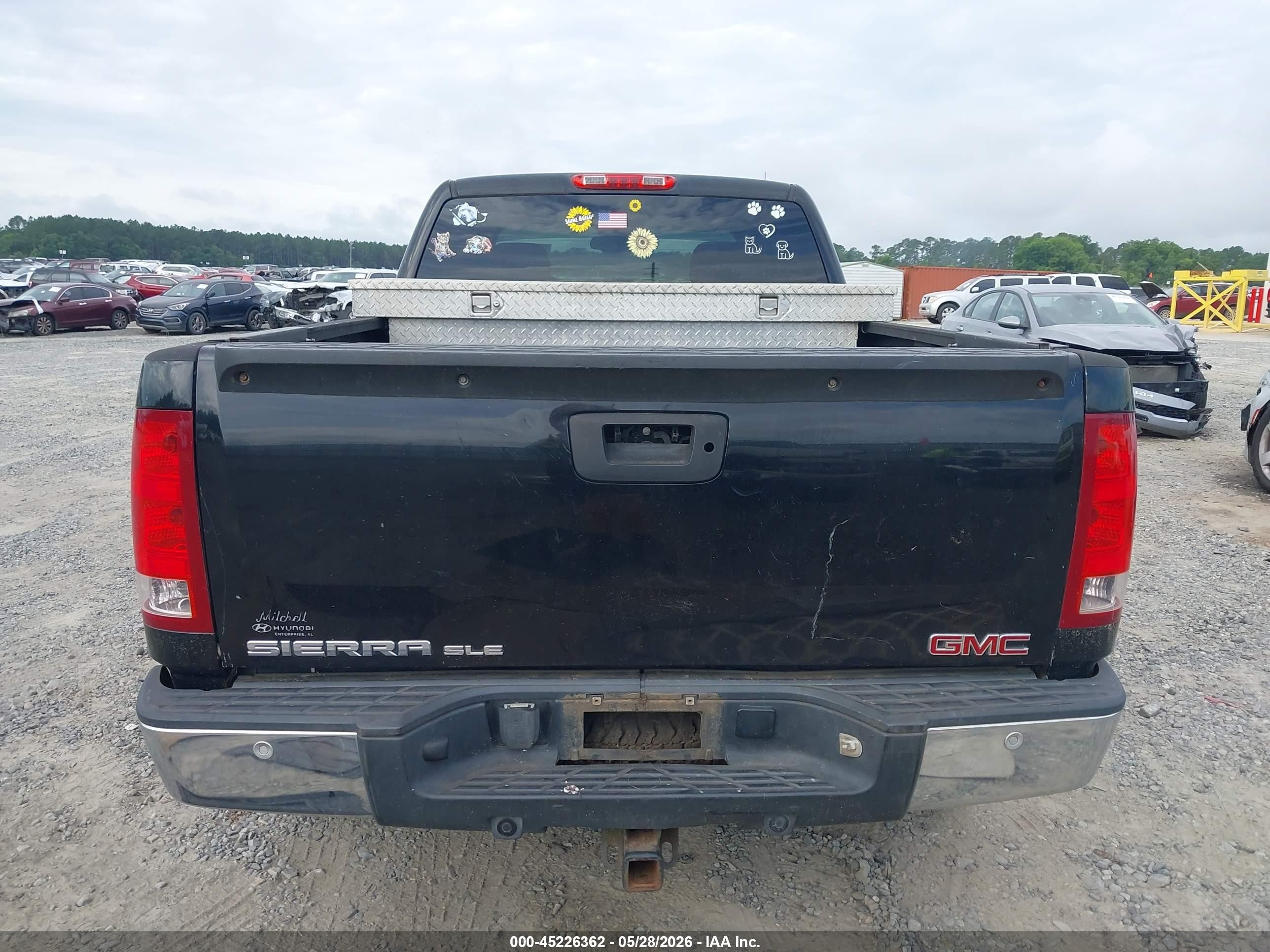 2007 Gmc Sierra 1500 Sle1 Black vin: 1GTEK19J37Z588046