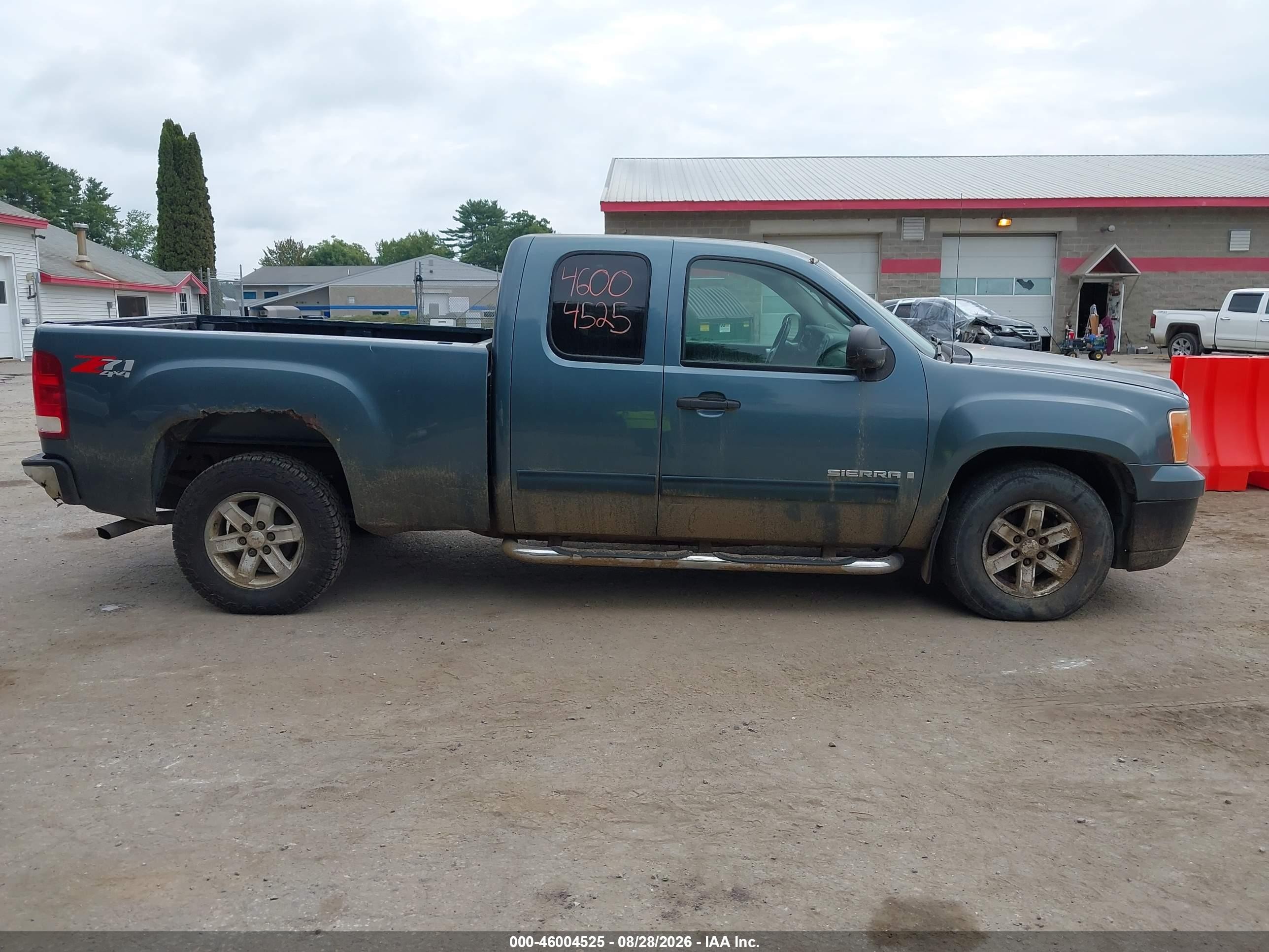 2007 Gmc Sierra 1500 Sle1 Blue vin: 1GTEK19J47Z504672