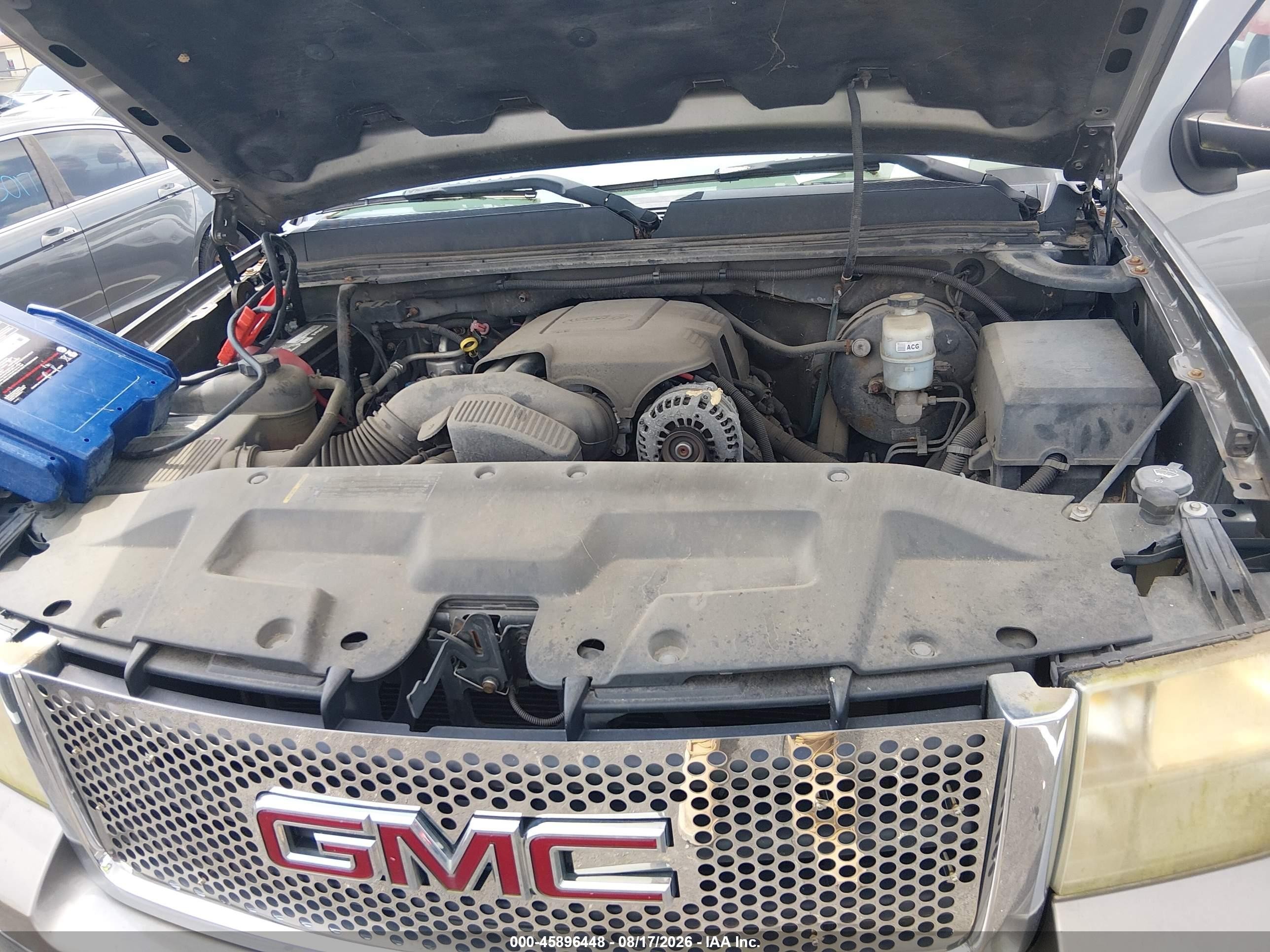 2008 Gmc Sierra 1500 Sle2 Серый vin: 1GTEK19J78Z174754