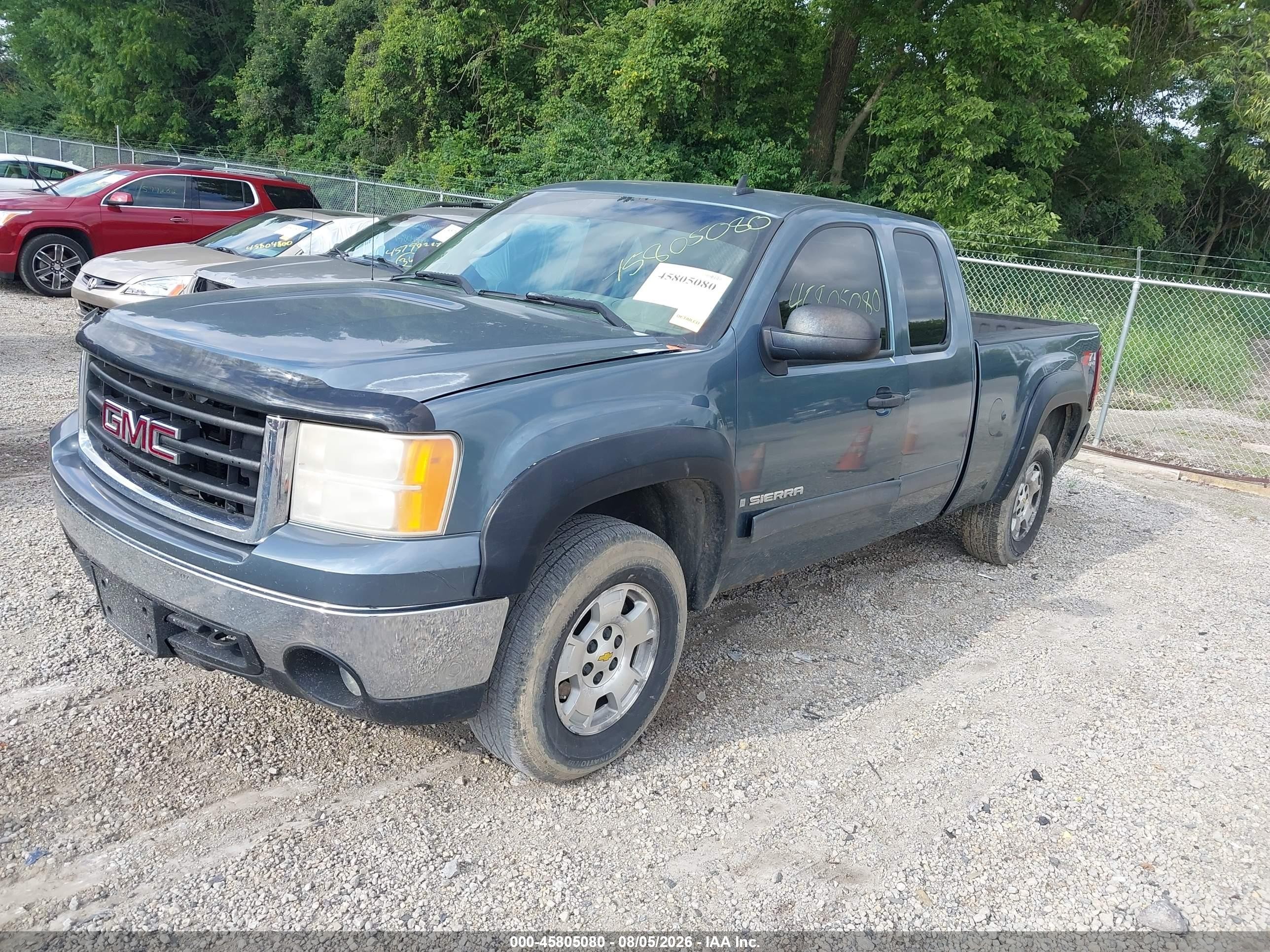 2007 Gmc Sierra 1500 Sle1 Light Blue vin: 1GTEK19JX7Z544612