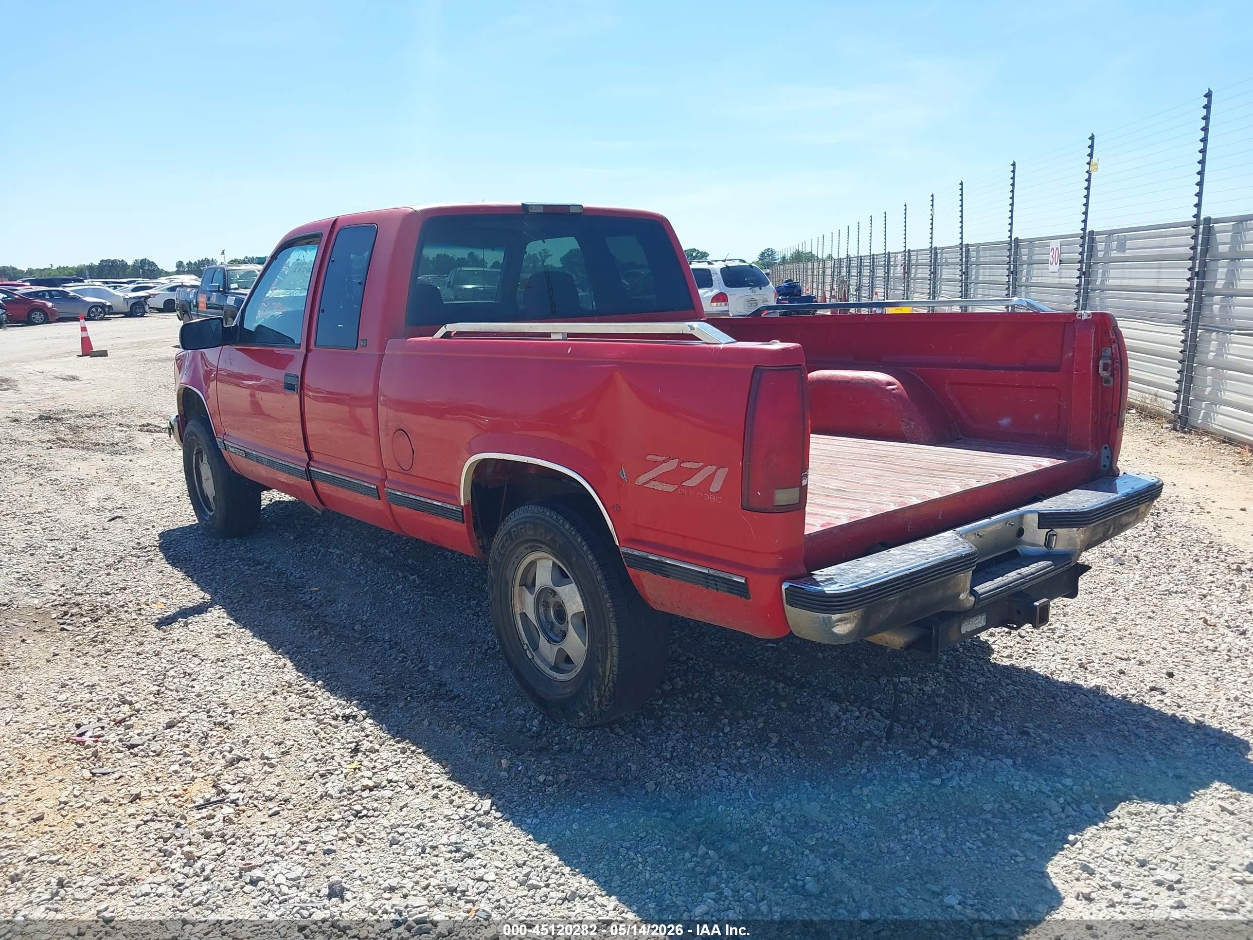 1998 Gmc Sierra 1500 Sl Wideside Red vin: 1GTEK19R7WR505870