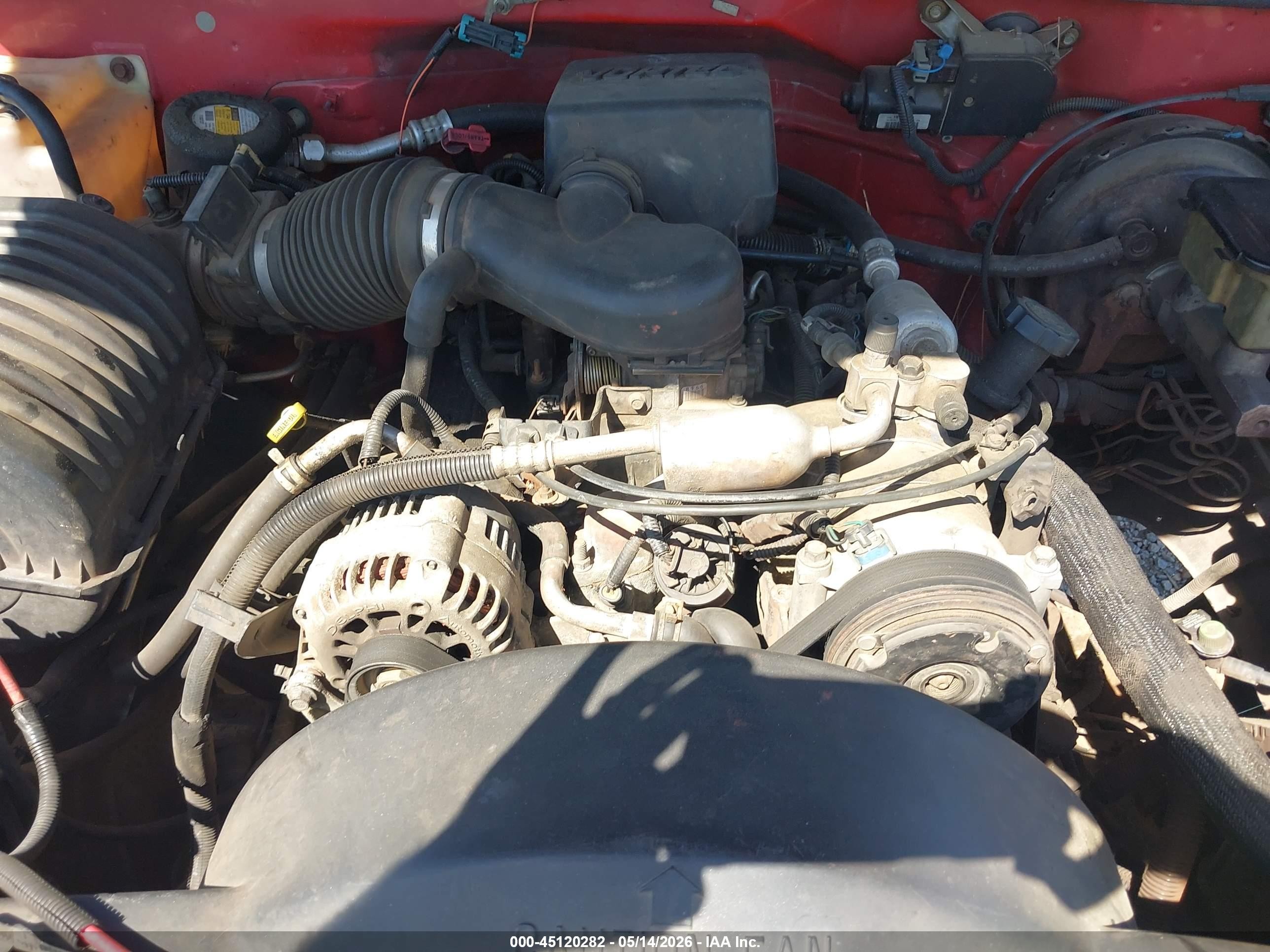 1998 Gmc Sierra 1500 Sl Wideside Red vin: 1GTEK19R7WR505870