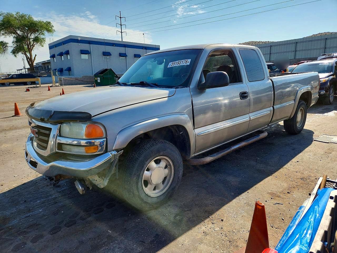 2003 Gmc New Sierra K1500 Gray vin: 1GTEK19T03E186407