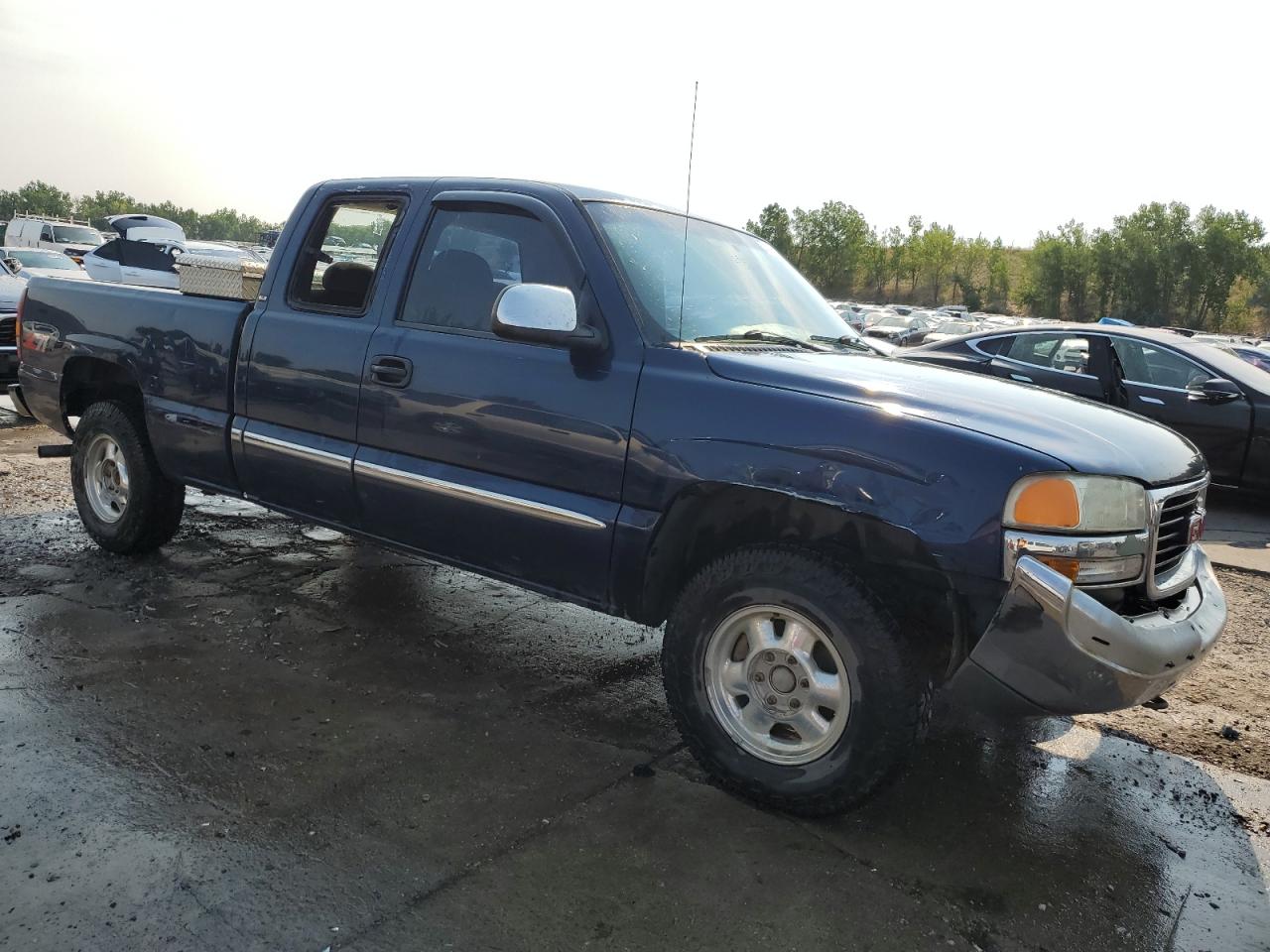 1999 Gmc New Sierra K1500   Blue vin: 1GTEK19T0XZ517985