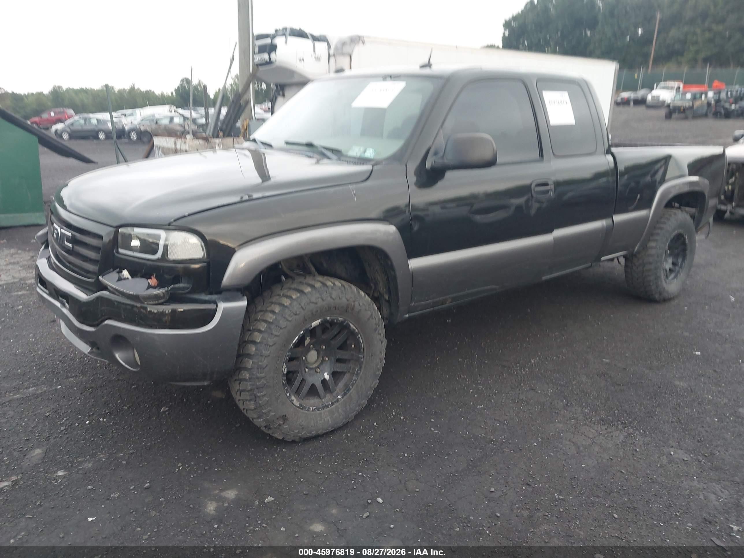 2004 Gmc Sierra 1500 Slt Black vin: 1GTEK19T14Z210210