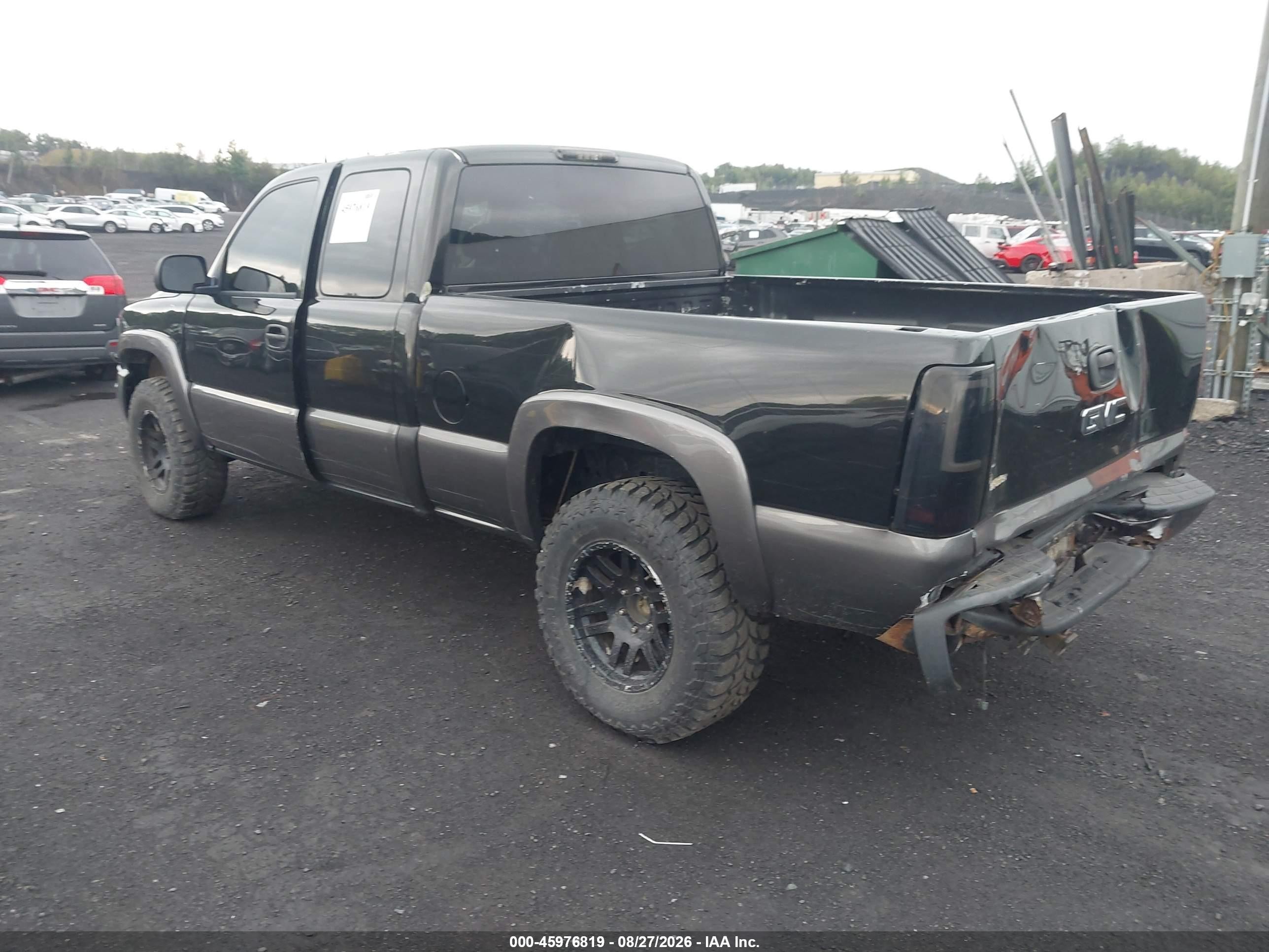 2004 Gmc Sierra 1500 Slt Black vin: 1GTEK19T14Z210210