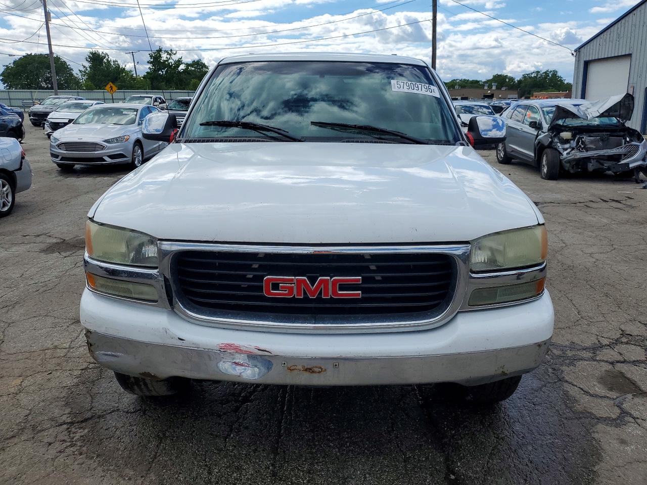 2002 Gmc New Sierra K1500 Белый vin: 1GTEK19T22E244791