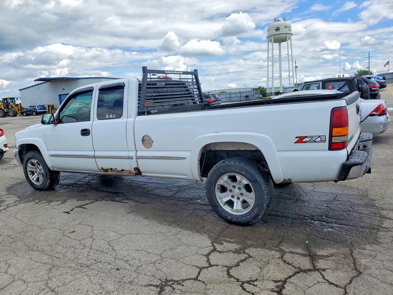 2002 Gmc New Sierra K1500 Белый vin: 1GTEK19T22E244791