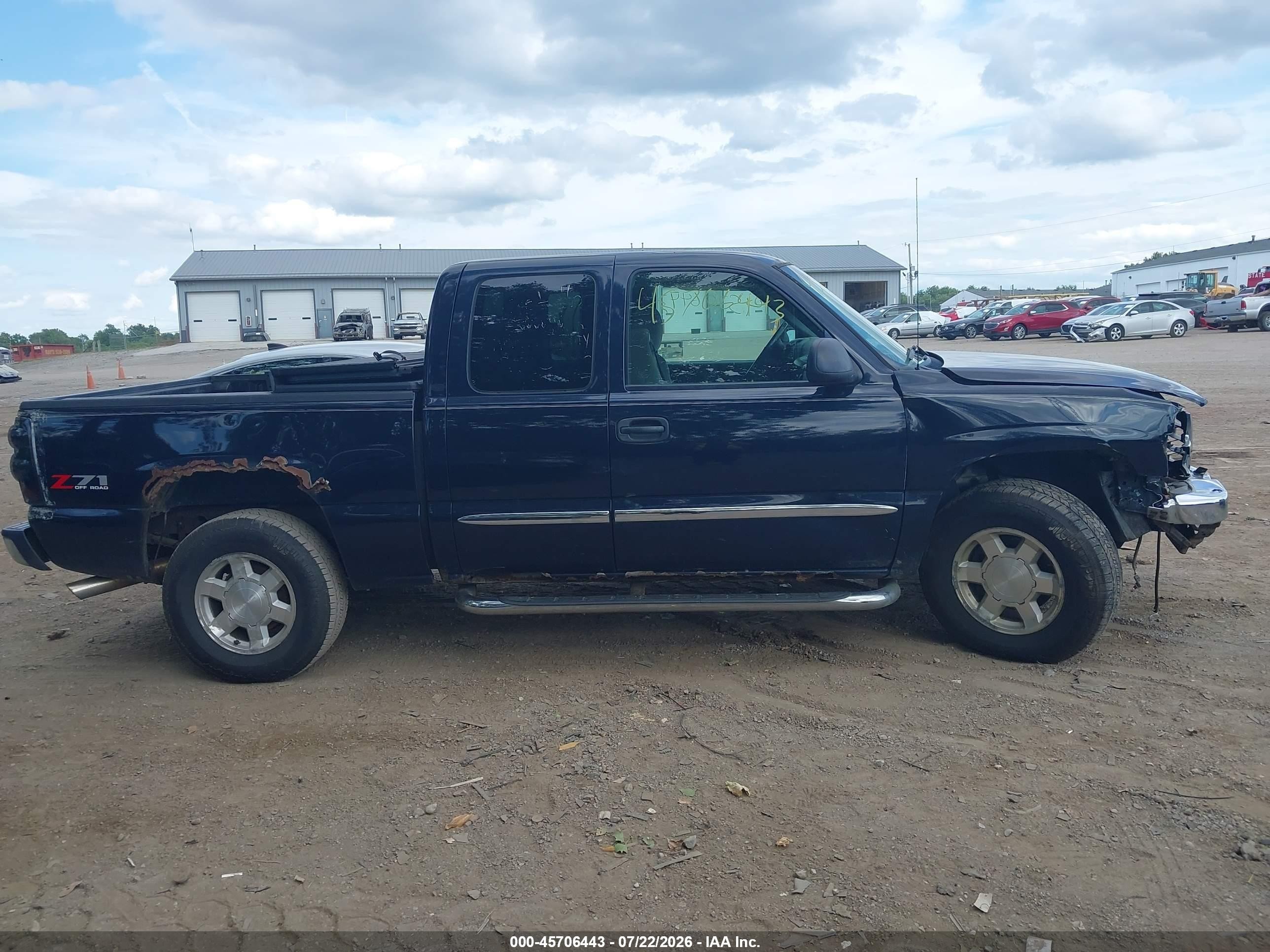 2006 Gmc Sierra 1500 Sle2 Black vin: 1GTEK19T26Z277501