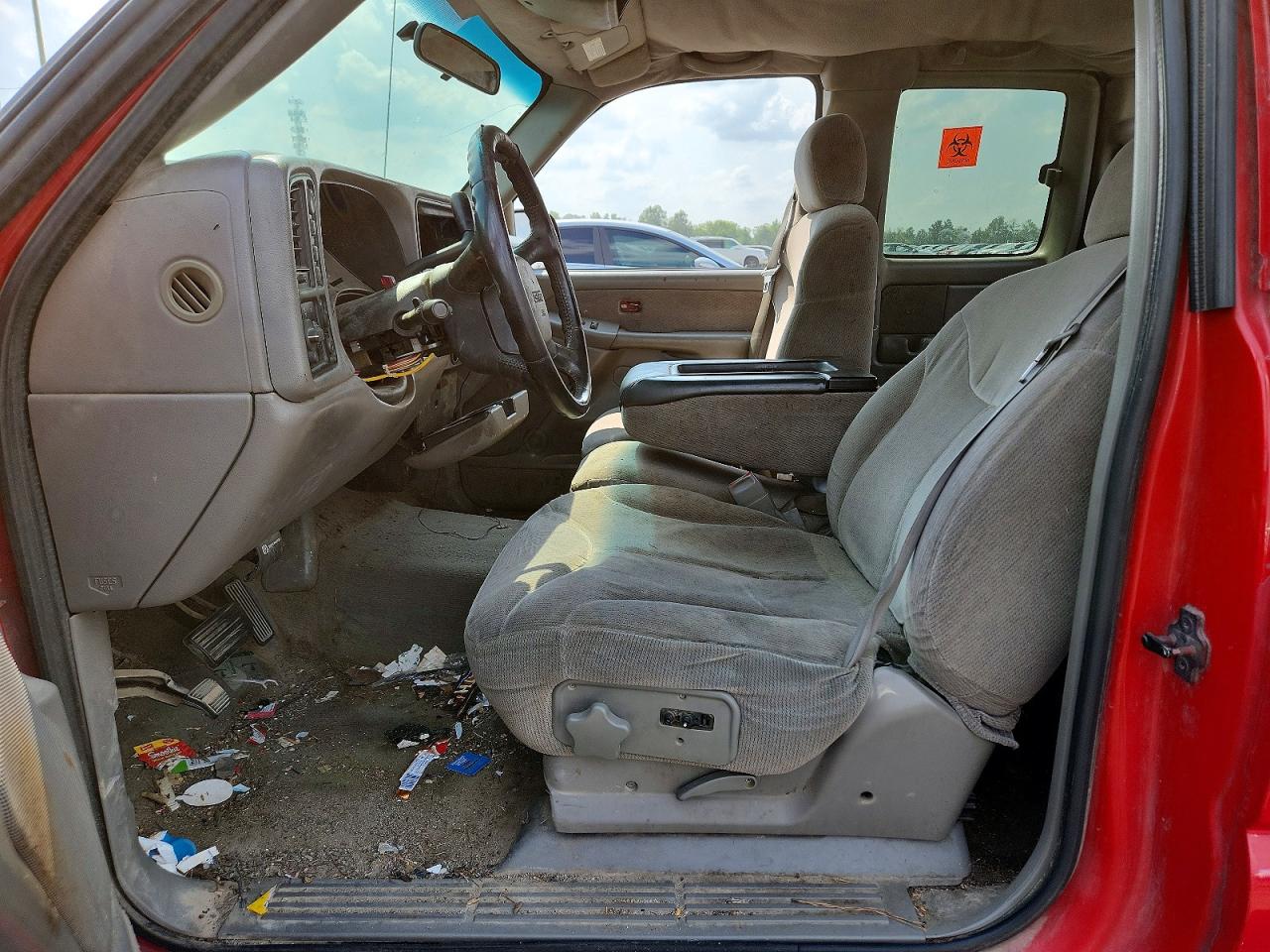 2000 Gmc New Sierra K1500 Red vin: 1GTEK19T2YE119721