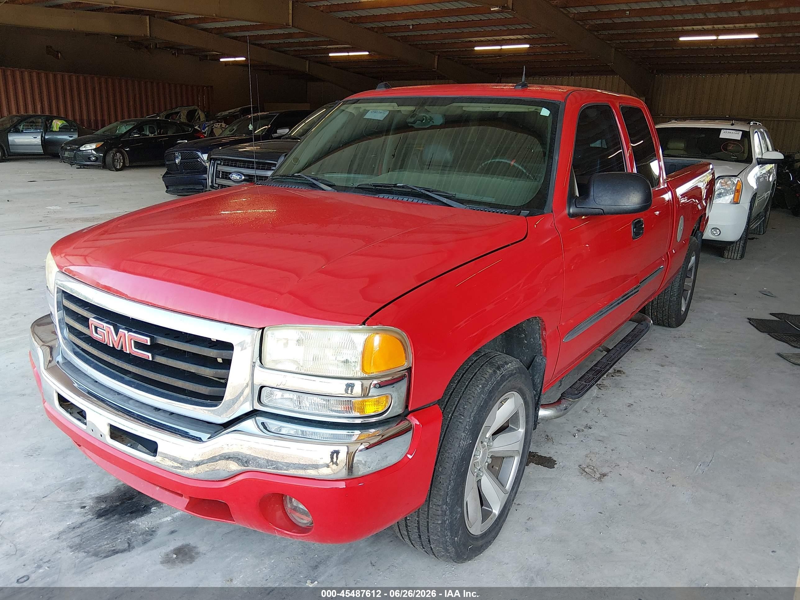 2004 Gmc Sierra 1500 Slt Красный vin: 1GTEK19T34E152138
