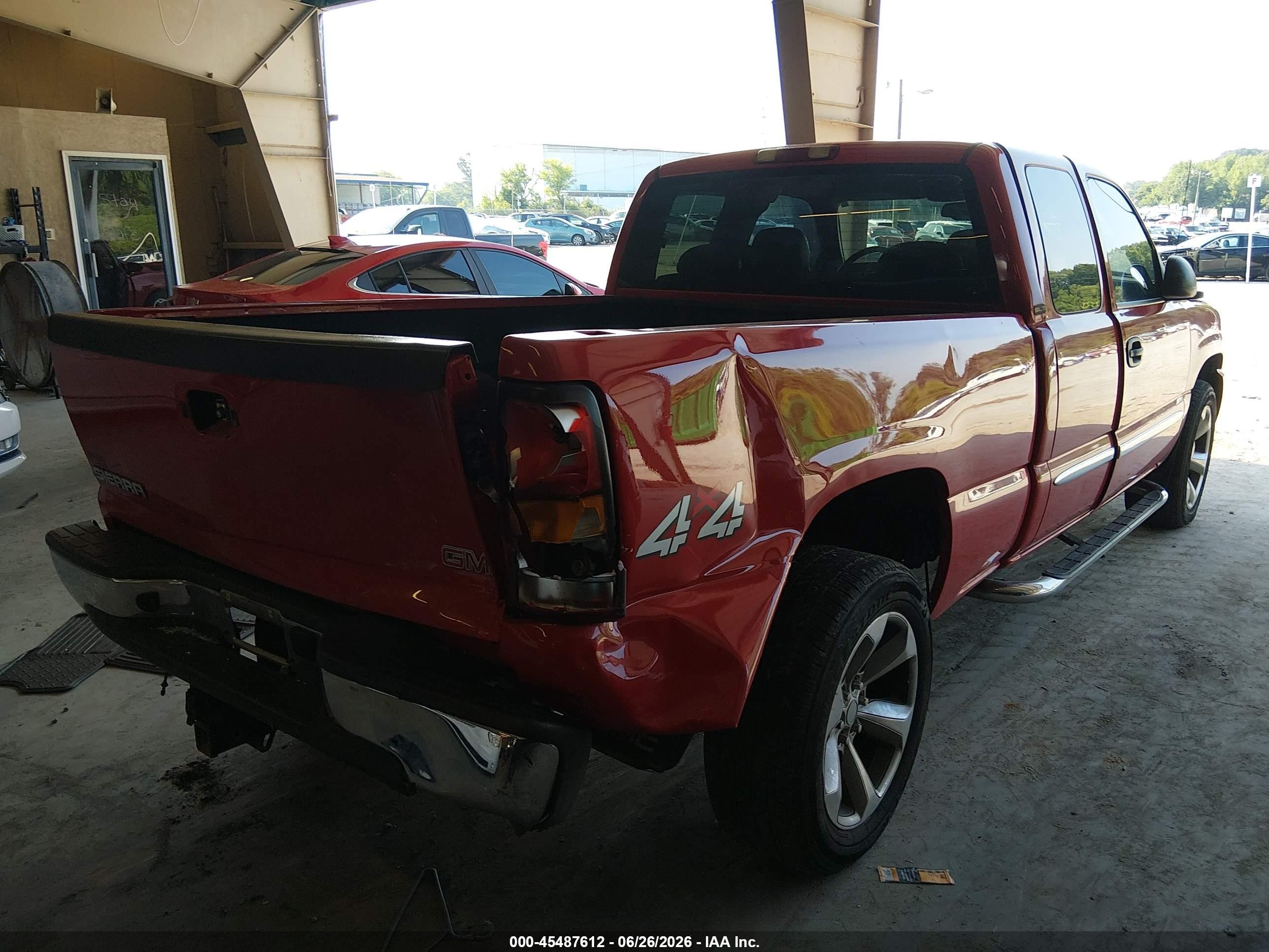 2004 Gmc Sierra 1500 Slt Красный vin: 1GTEK19T34E152138