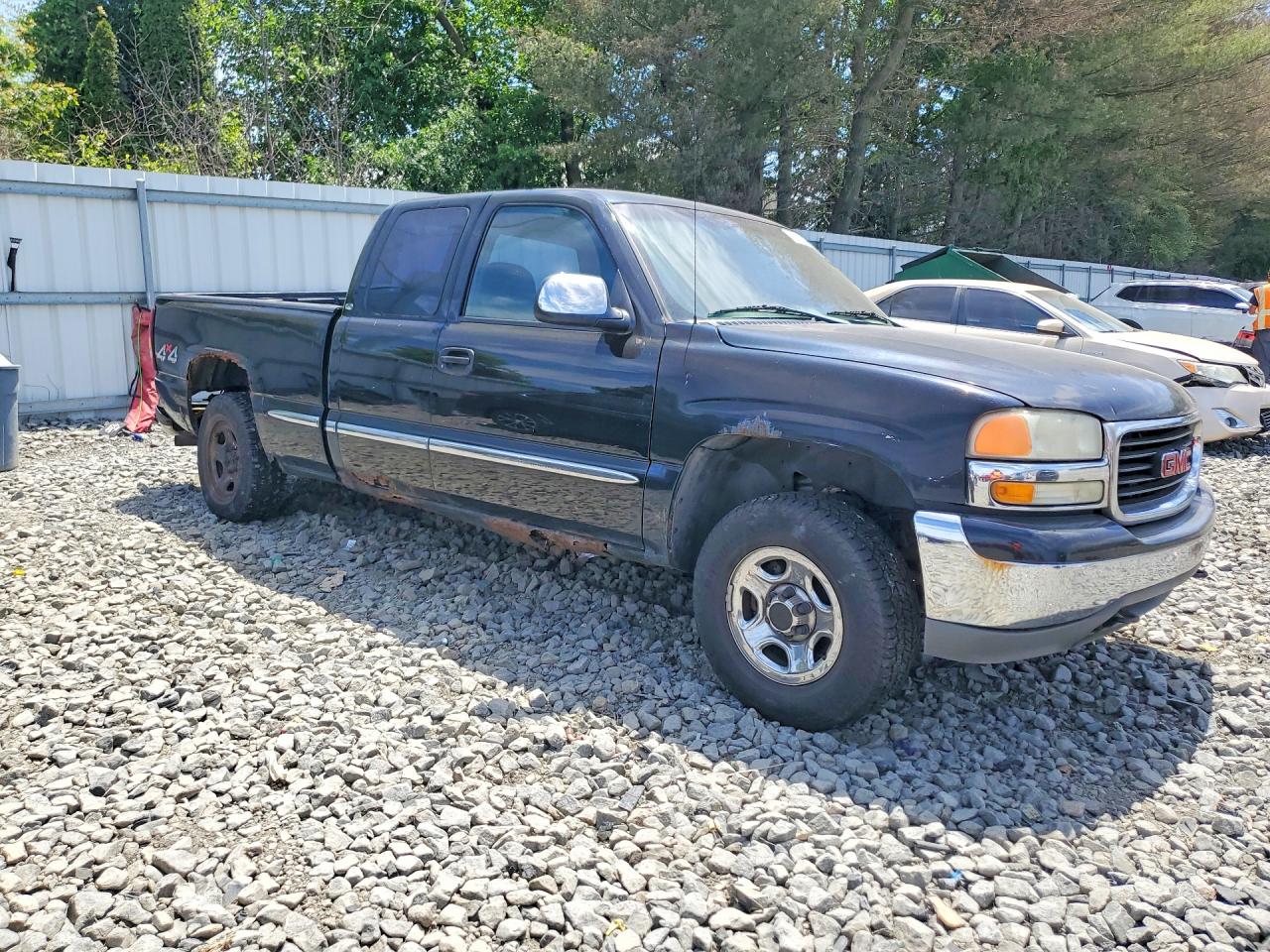 2001 Gmc New Sierra K1500 Black vin: 1GTEK19T41E265463