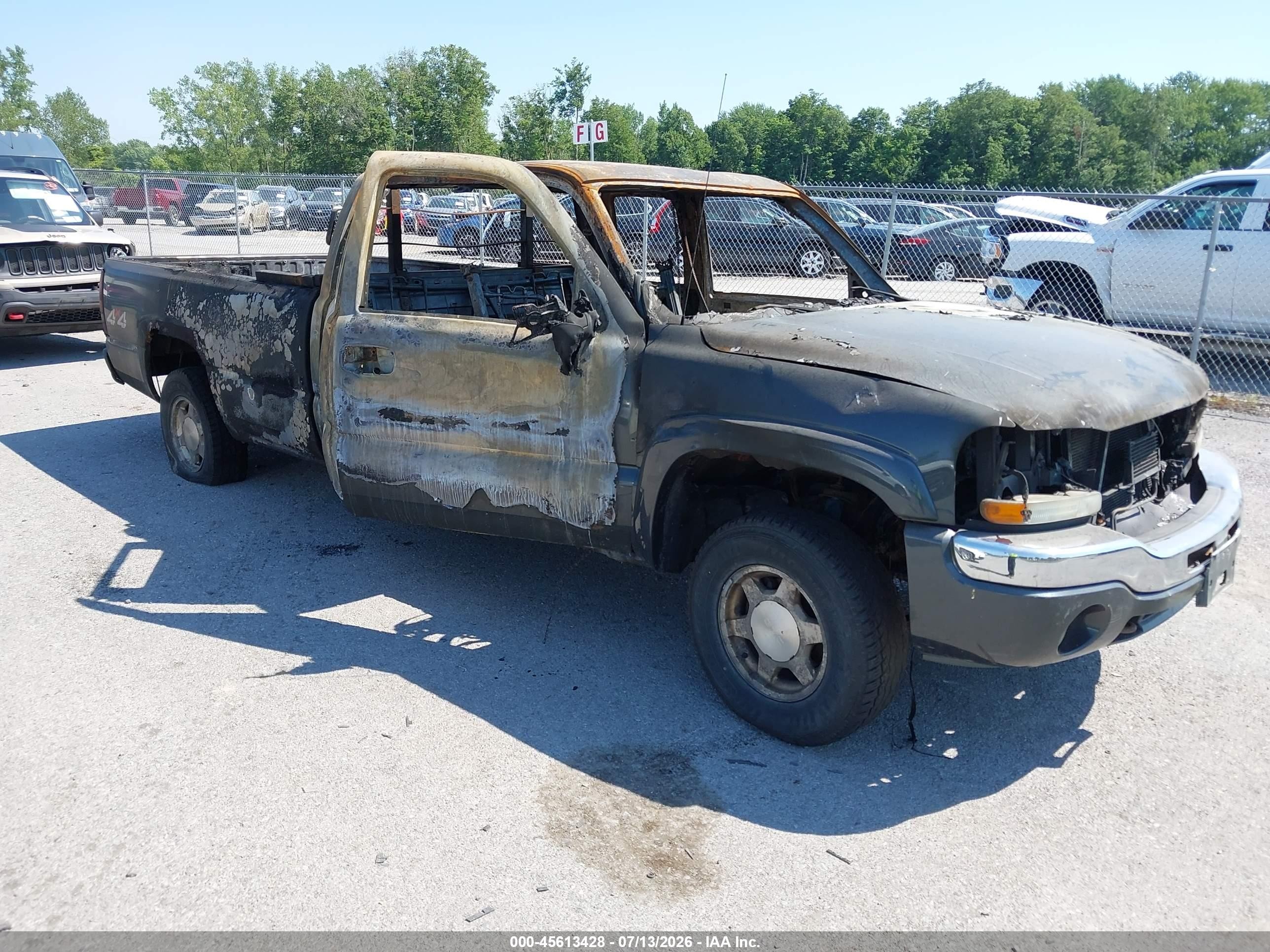 2004 Gmc Sierra 1500 Sle Black vin: 1GTEK19T44E176139