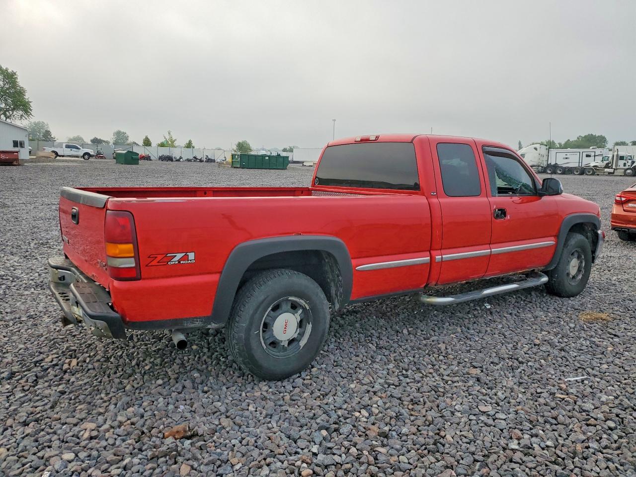 2002 Gmc New Sierra K1500 Red vin: 1GTEK19T62E154673