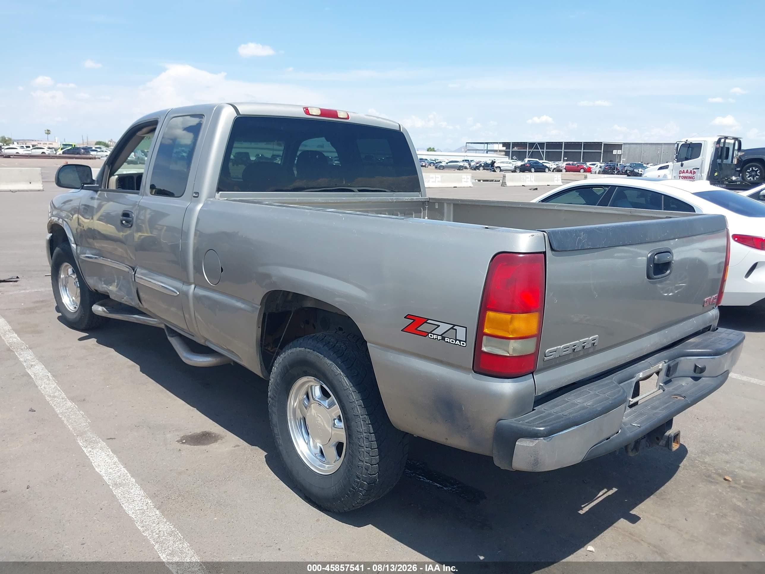 2003 Gmc Sierra 1500 Sle Champagne vin: 1GTEK19T63E170826