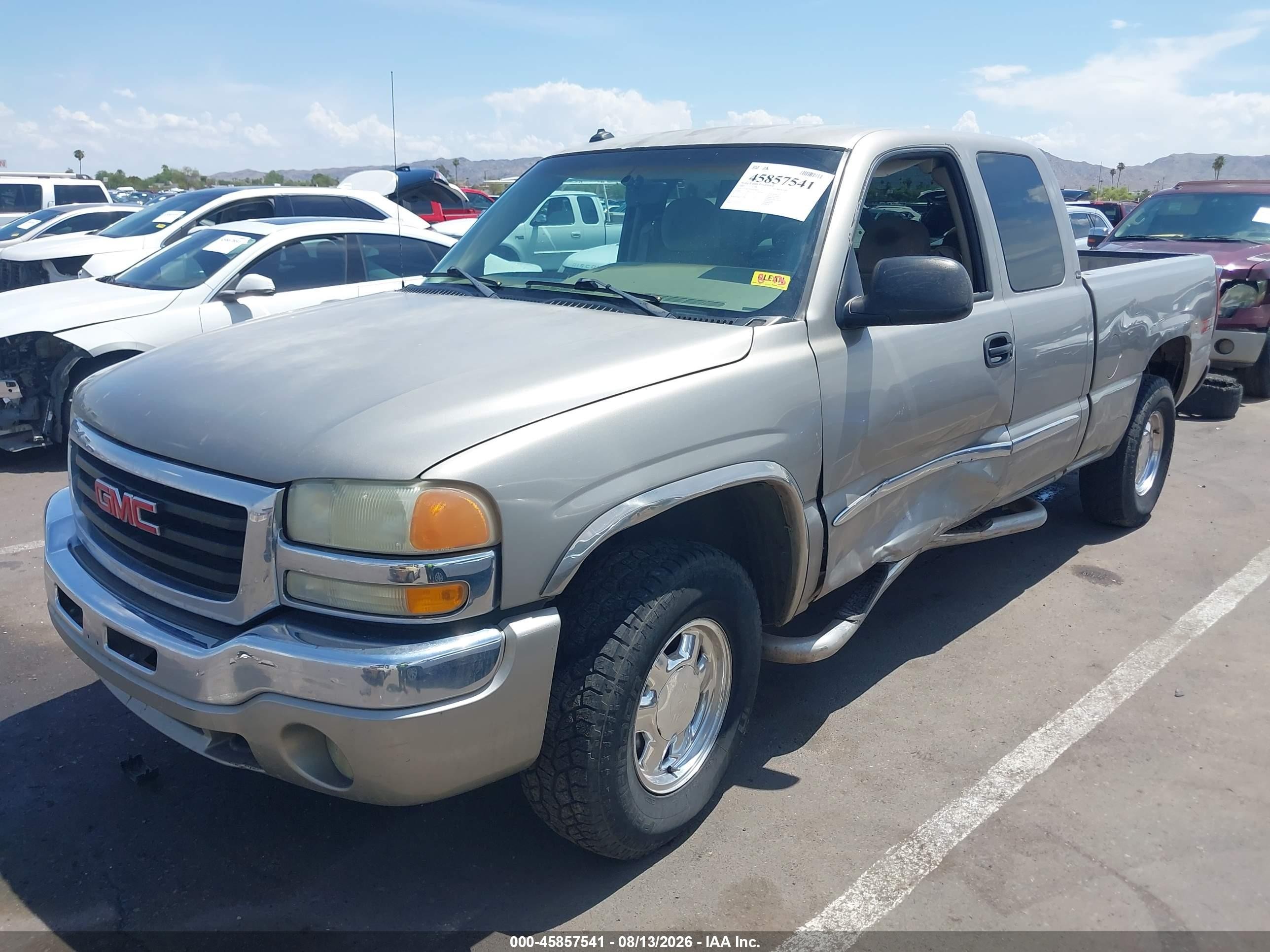 2003 Gmc Sierra 1500 Sle Champagne vin: 1GTEK19T63E170826