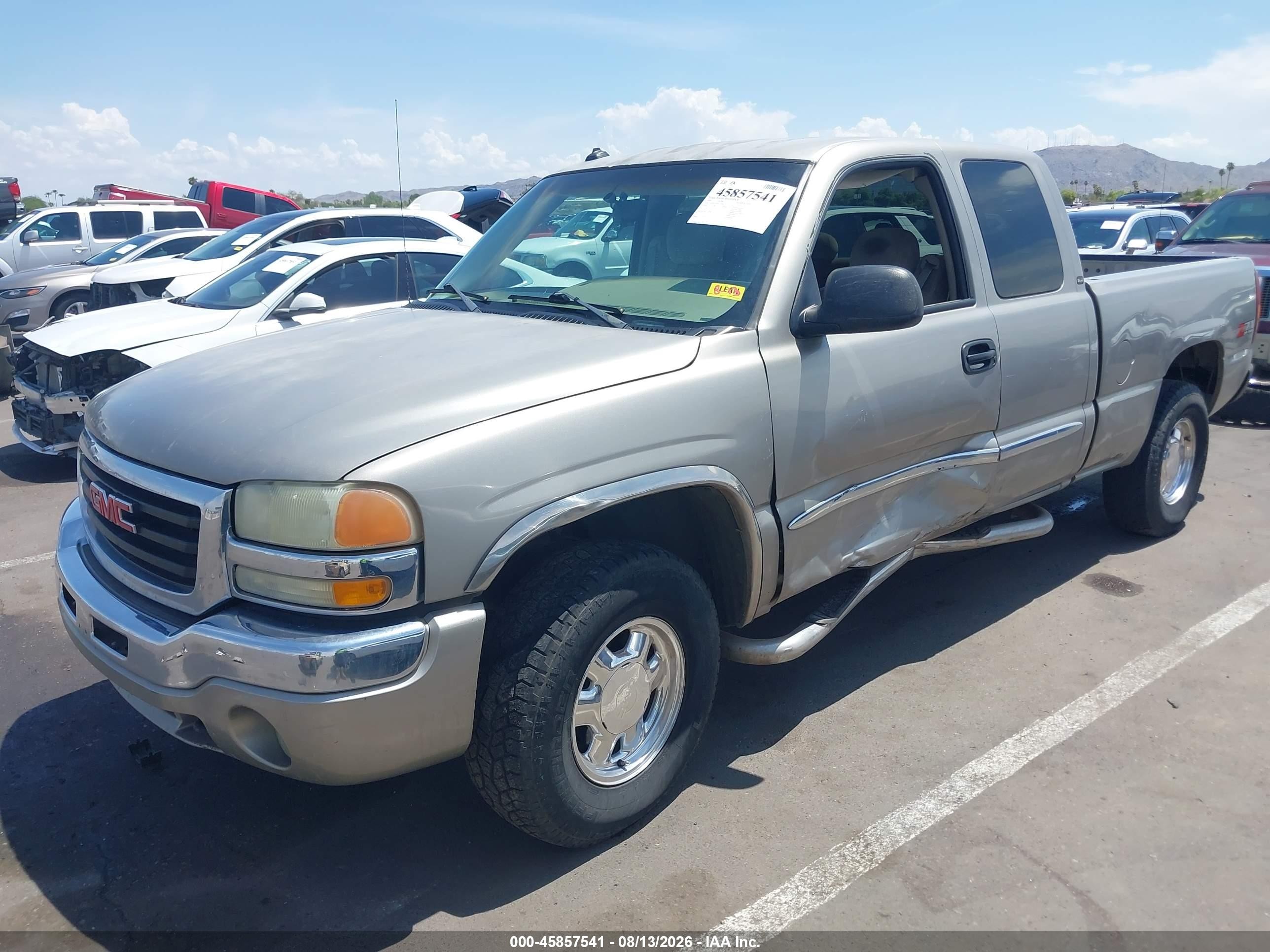 2003 Gmc Sierra 1500 Sle Champagne vin: 1GTEK19T63E170826
