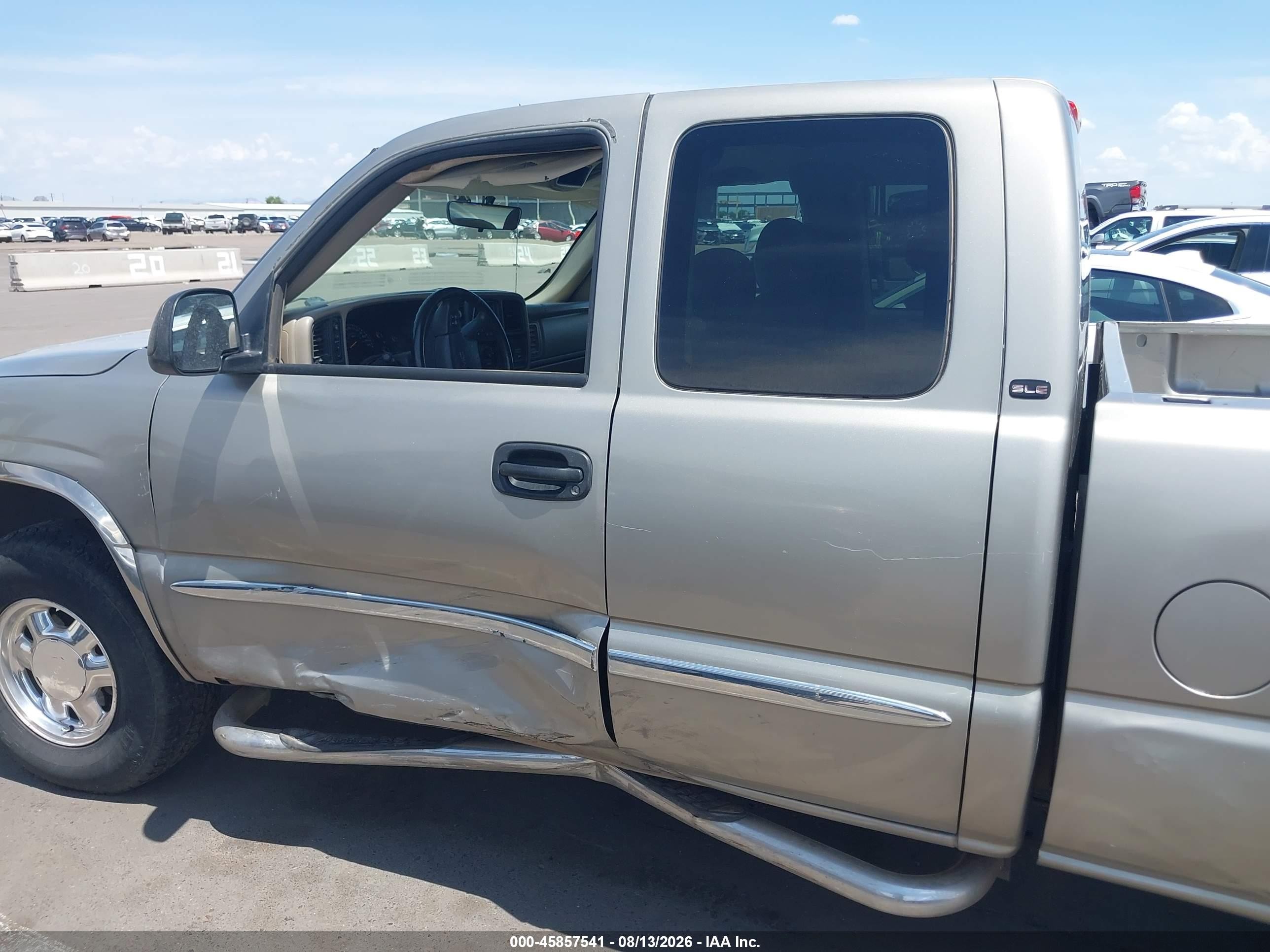 2003 Gmc Sierra 1500 Sle Champagne vin: 1GTEK19T63E170826