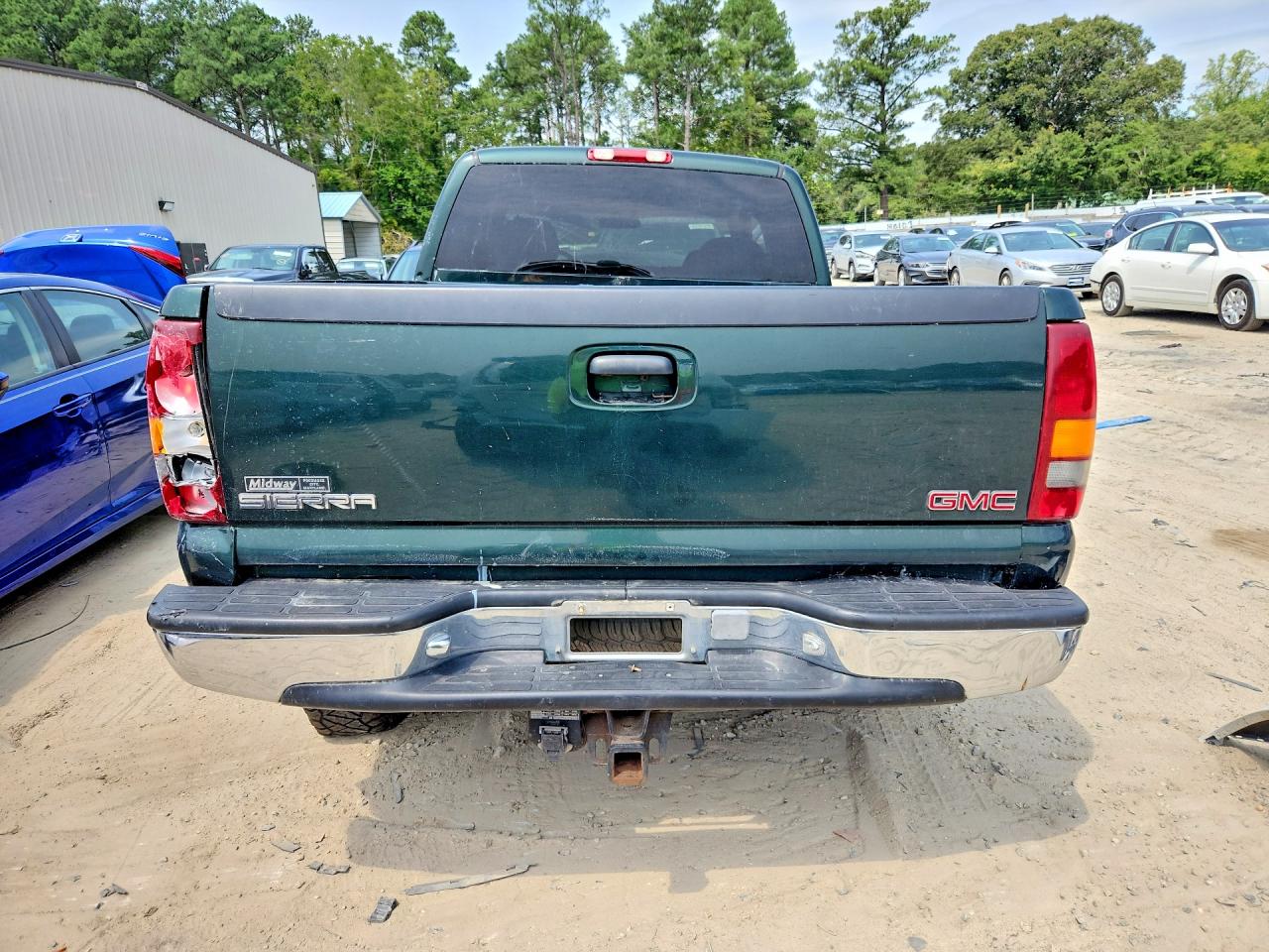 2001 Gmc New Sierra K1500 Green vin: 1GTEK19T71E189818
