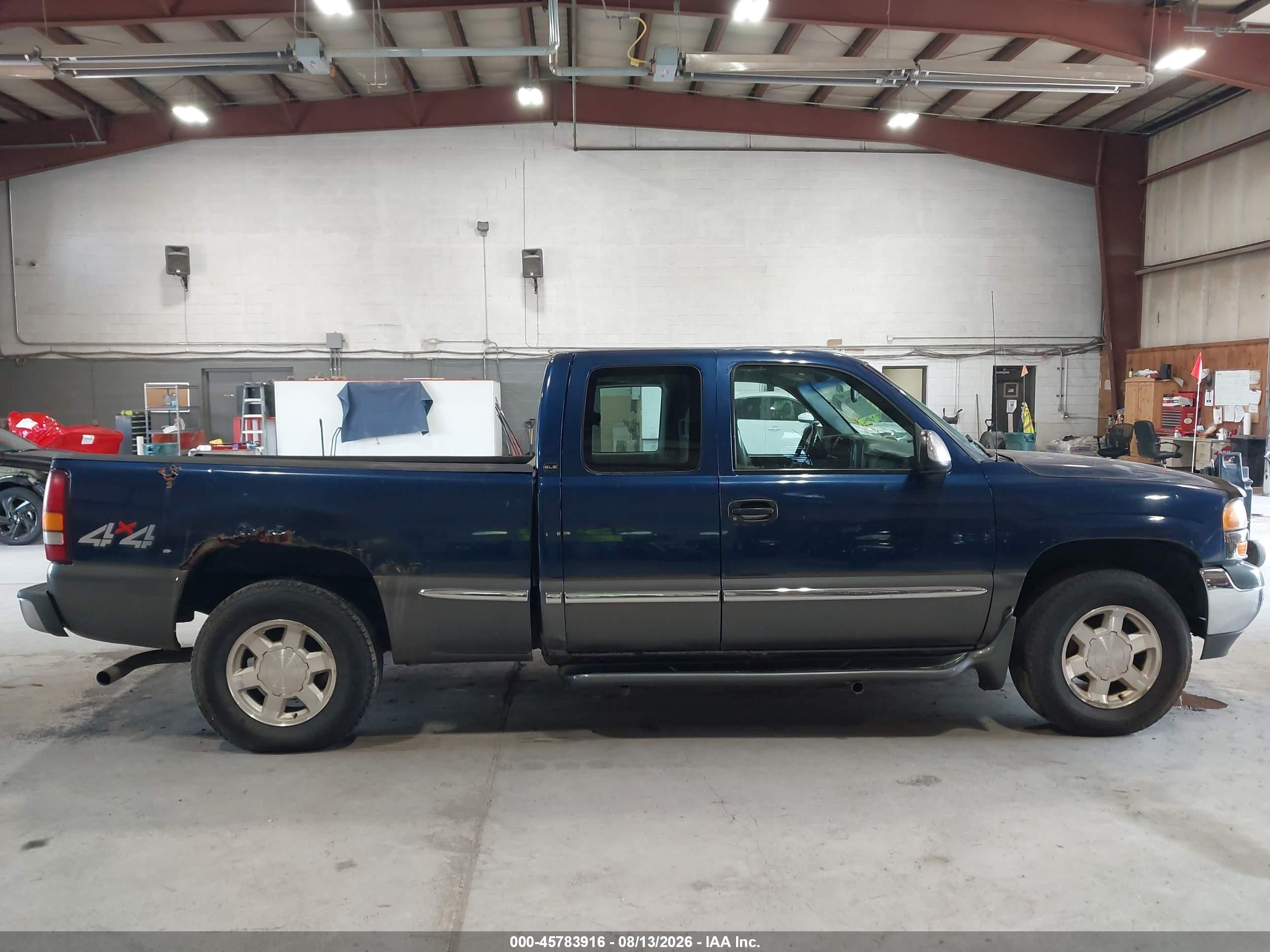 2000 Gmc Sierra 1500 Sle Navy vin: 1GTEK19T7YZ242603