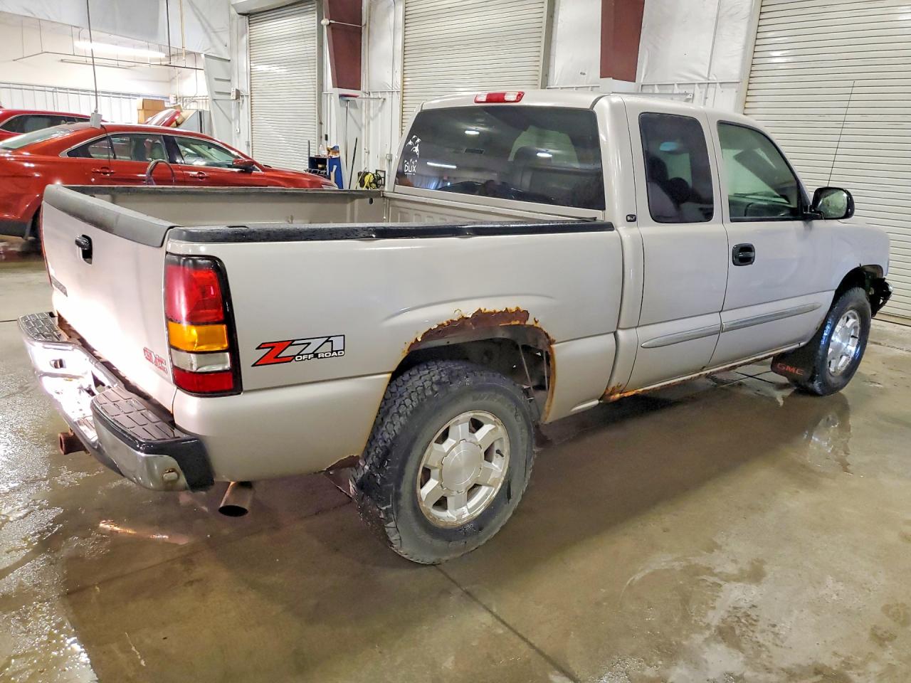 2006 Gmc New Sierra K1500 Silver vin: 1GTEK19TX6Z123151