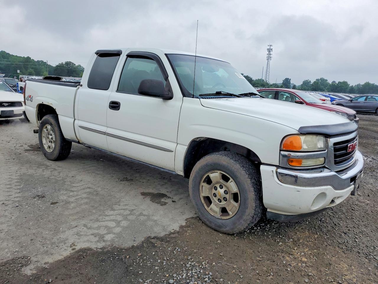 2007 Gmc New Sierra K1500 Classic White vin: 1GTEK19TX7Z144809