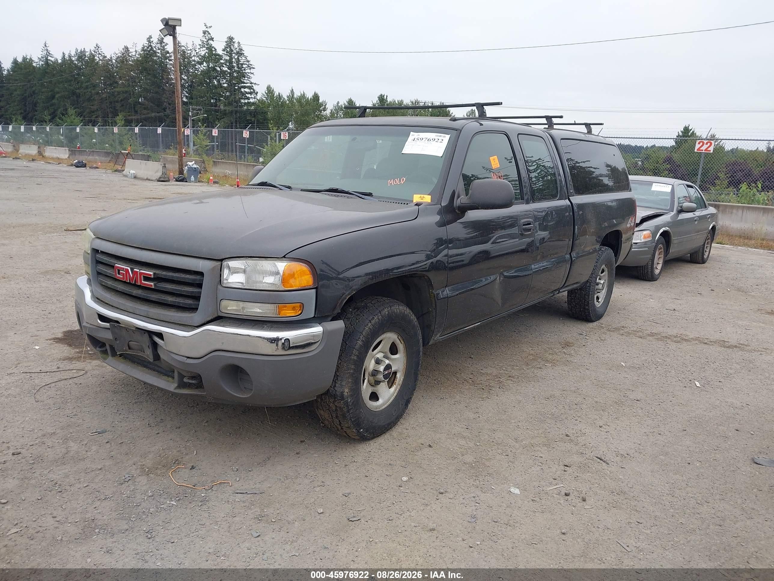 2003 Gmc Sierra 1500 Black vin: 1GTEK19V03E297038