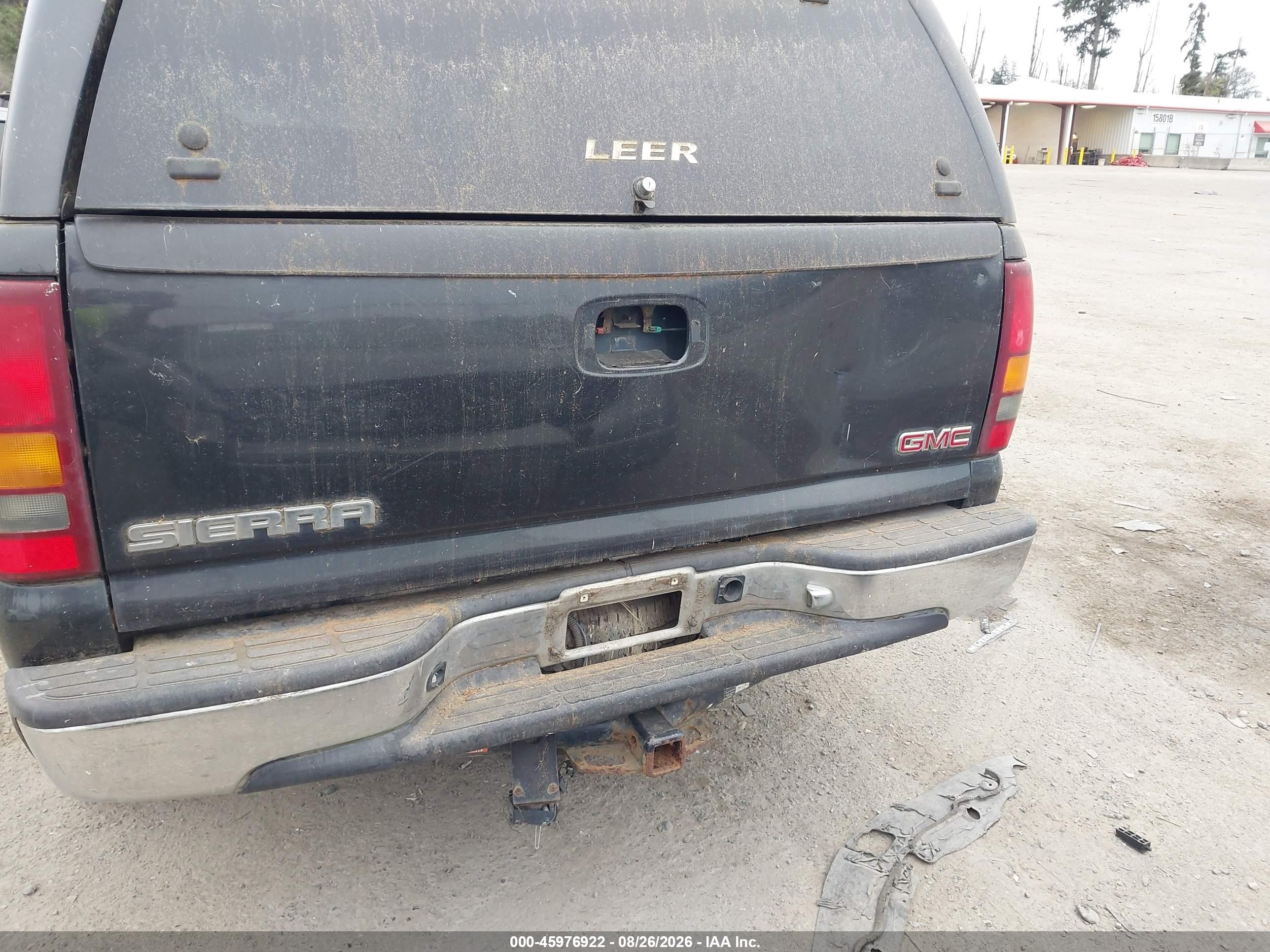 2003 Gmc Sierra 1500 Black vin: 1GTEK19V03E297038