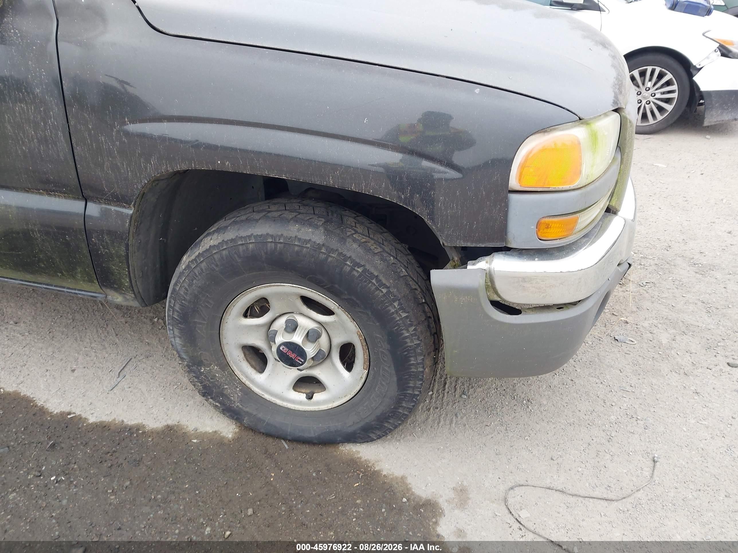 2003 Gmc Sierra 1500 Black vin: 1GTEK19V03E297038
