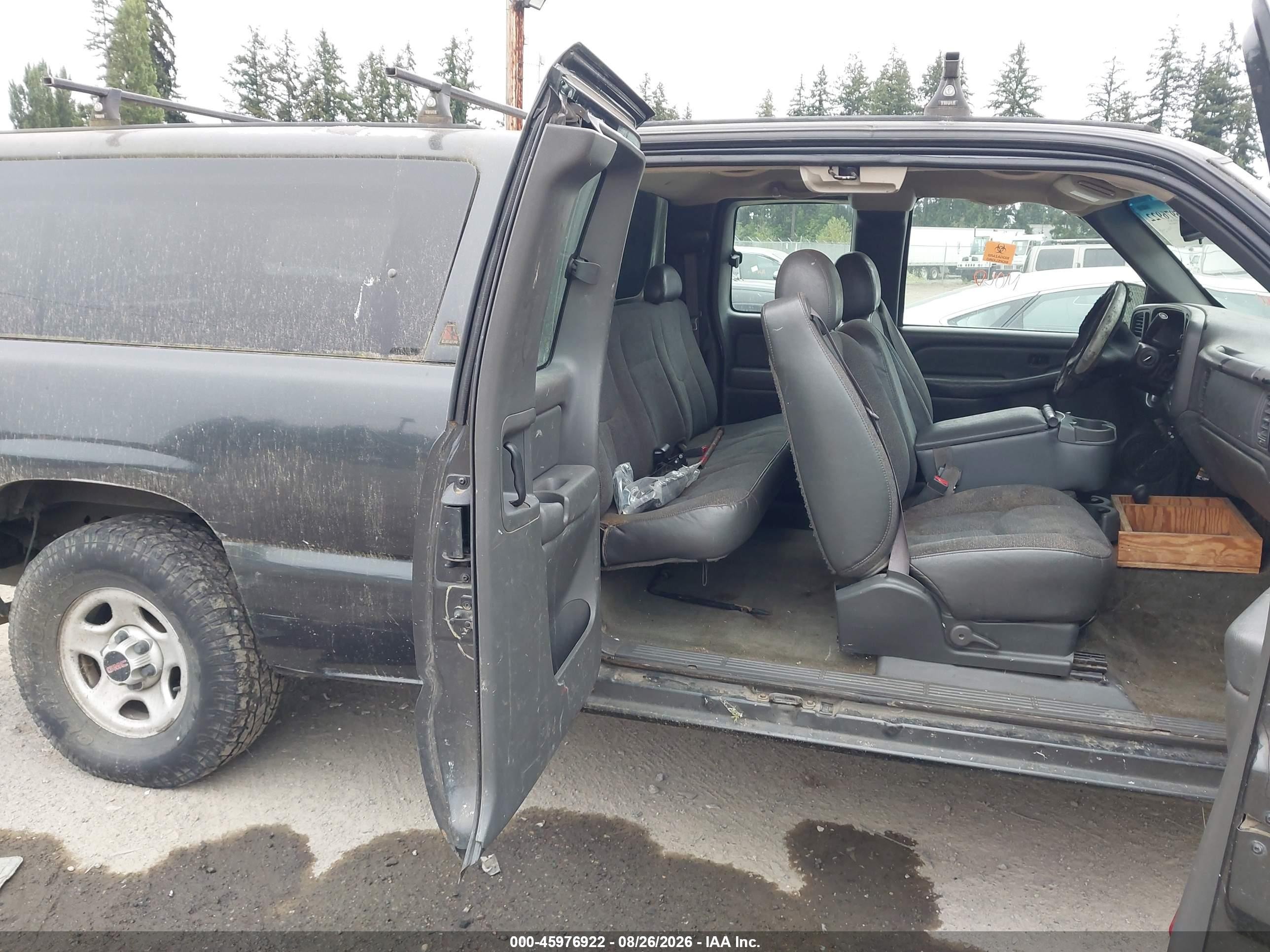 2003 Gmc Sierra 1500 Black vin: 1GTEK19V03E297038