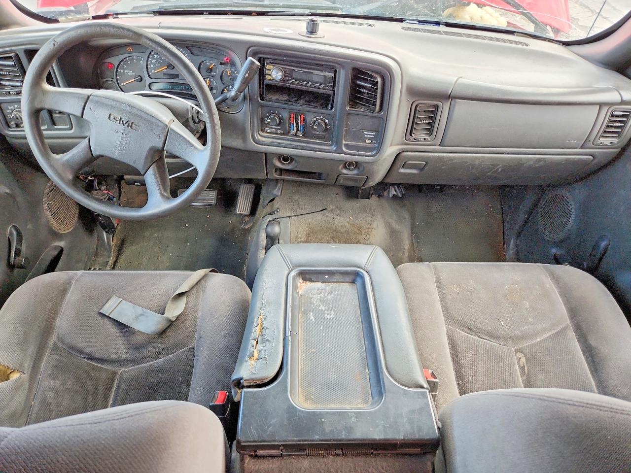 2003 Gmc New Sierra K1500 Red vin: 1GTEK19V43E377958