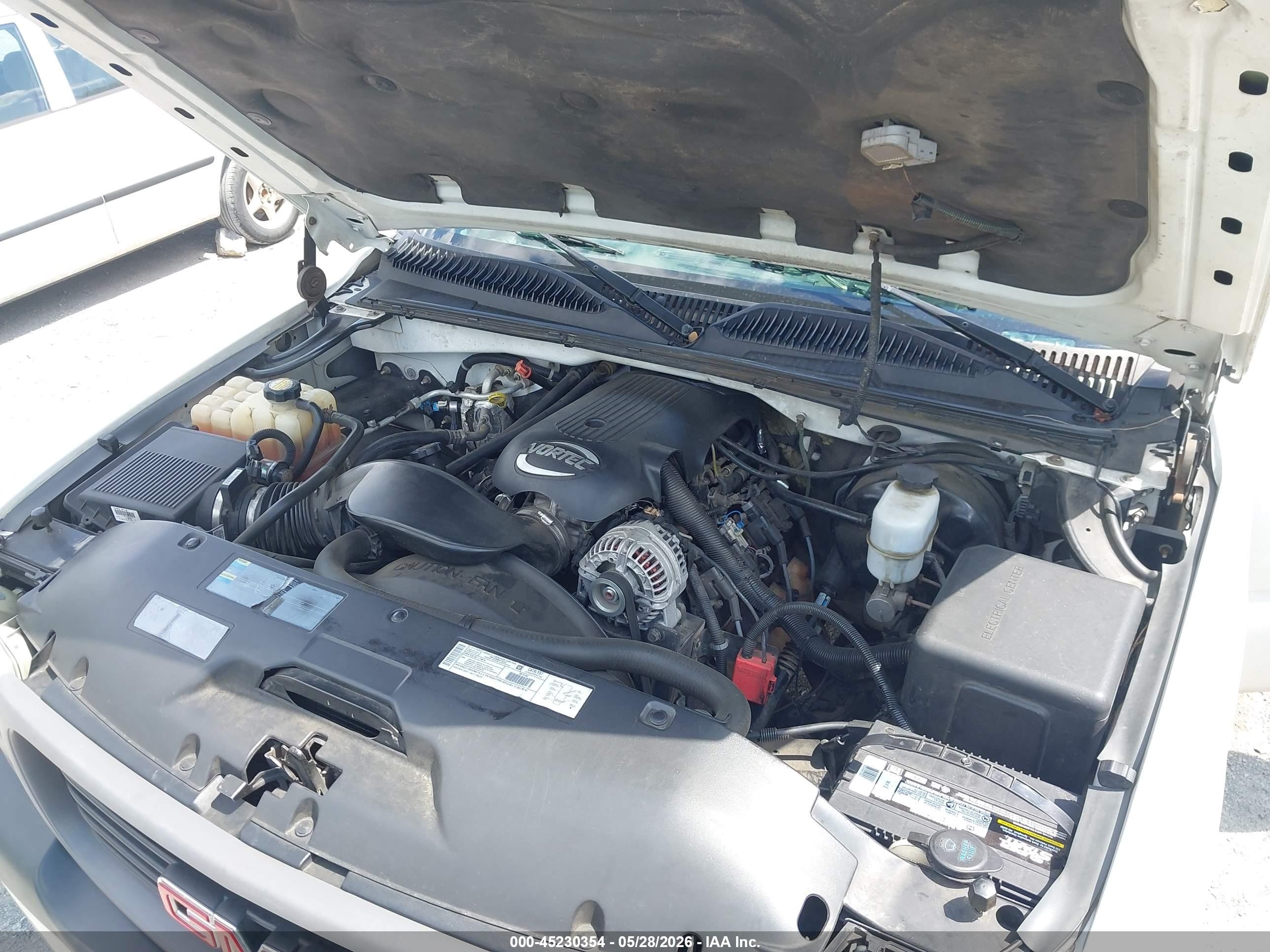 2001 Gmc Sierra 1500 Sl White vin: 1GTEK19V81Z319423