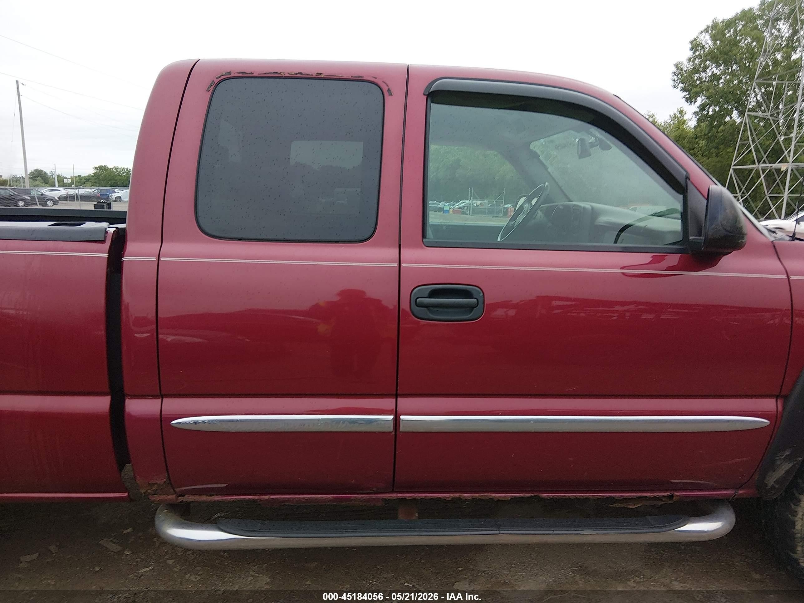 2007 Gmc Sierra 1500 Classic Sle1 Red vin: 1GTEK19Z17Z184975