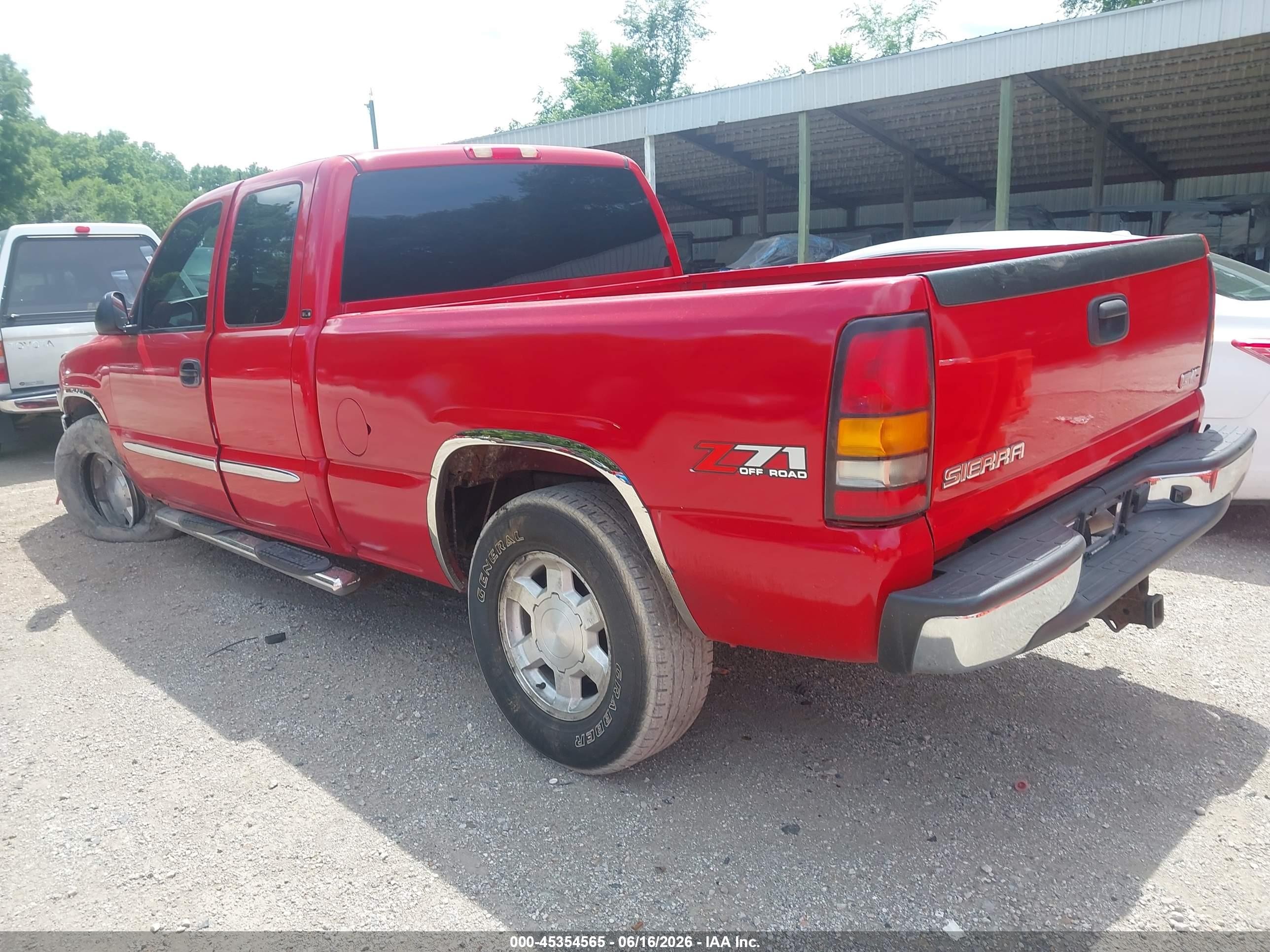 2005 Gmc Sierra 1500 Sle Красный vin: 1GTEK19Z25Z159712