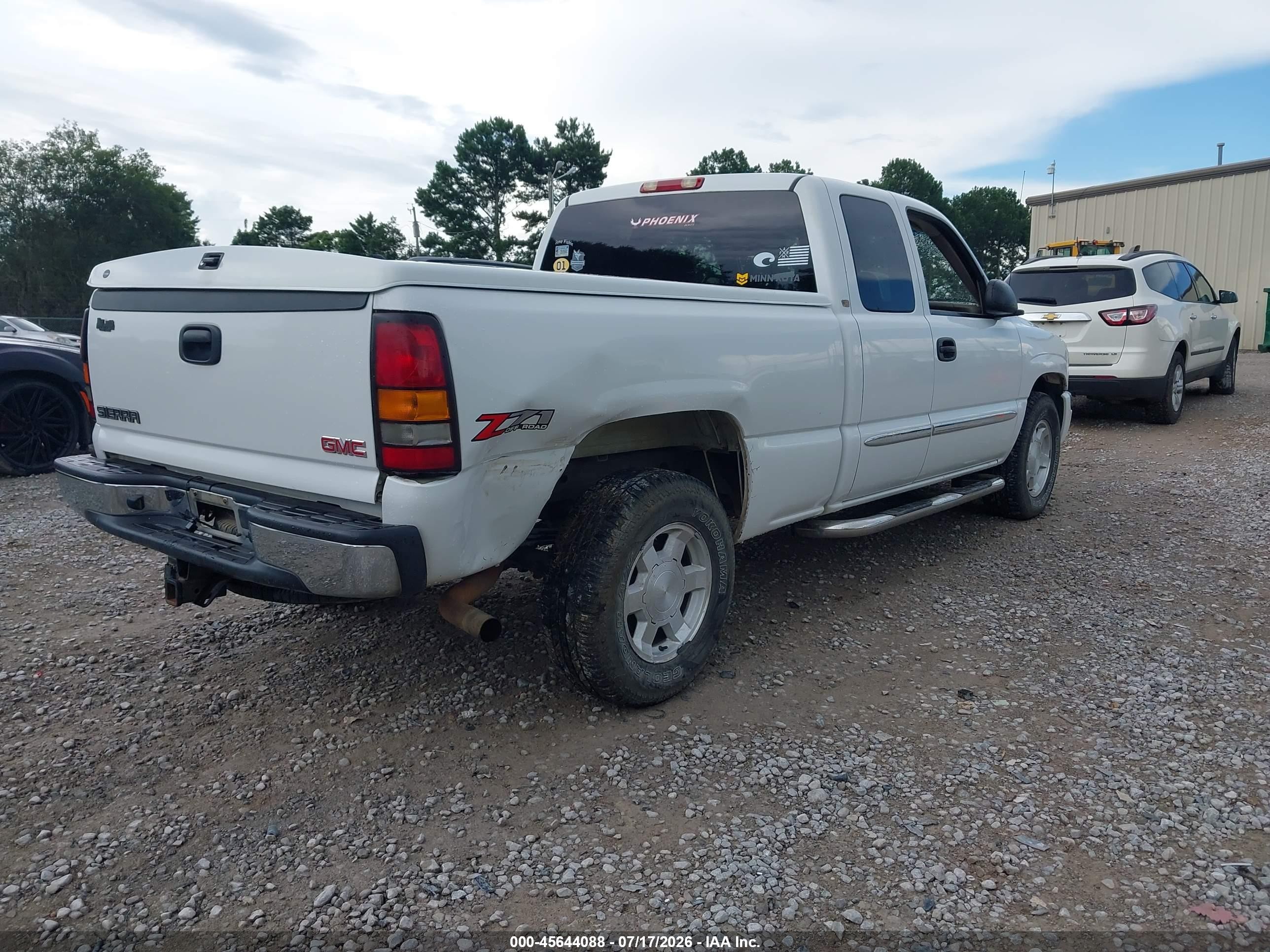 2005 Gmc Sierra 1500 Slt White vin: 1GTEK19Z45Z196079