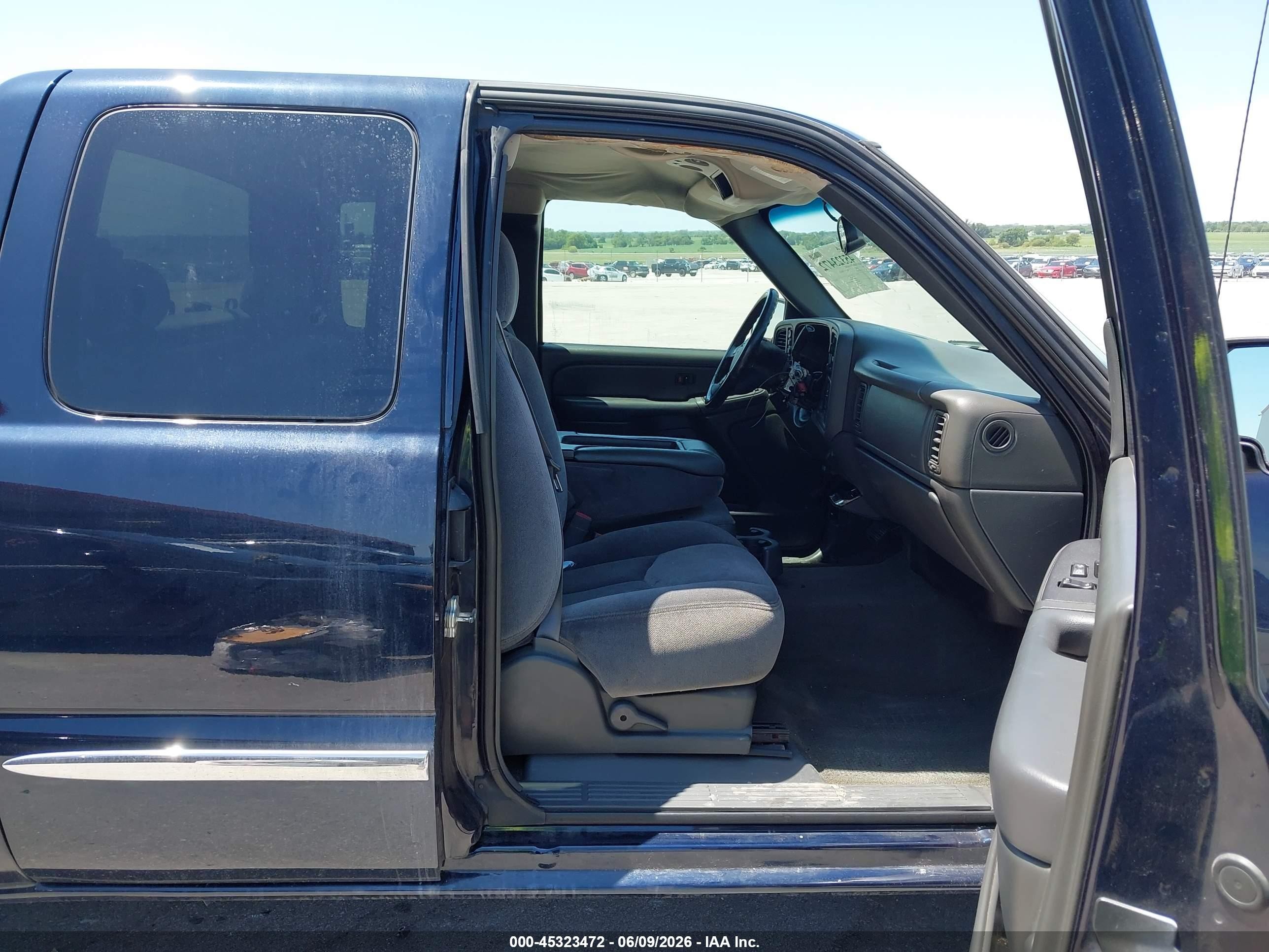 2007 Gmc Sierra 1500 Classic Sle1 Blue vin: 1GTEK19Z67Z182655