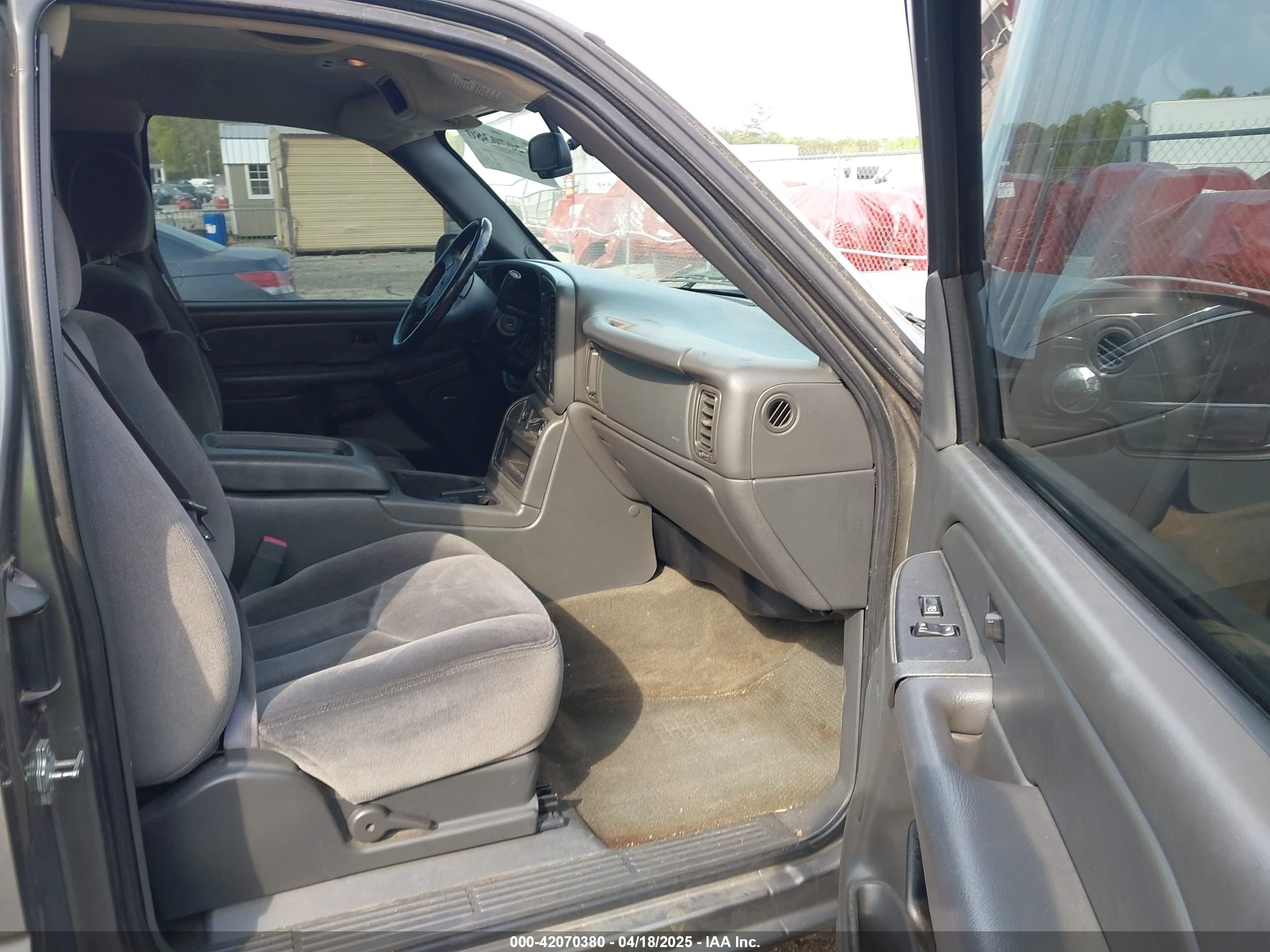 2007 Gmc Sierra 1500 Classic Sle2 Gray vin: 1GTEK19Z77Z114591