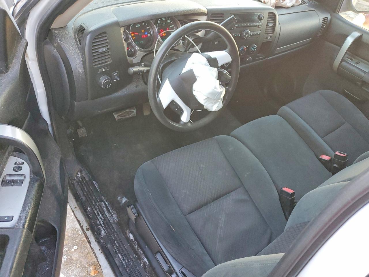 2009 Gmc Sierra K1500 Sle White vin: 1GTEK24C49Z239804