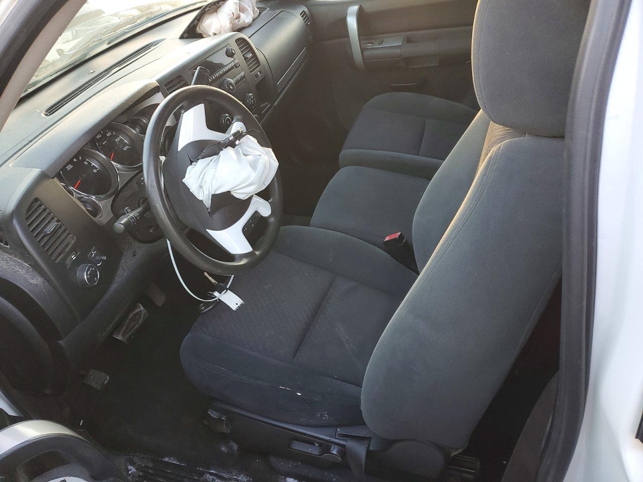 2009 Gmc Sierra K1500 Sle White vin: 1GTEK24C49Z239804