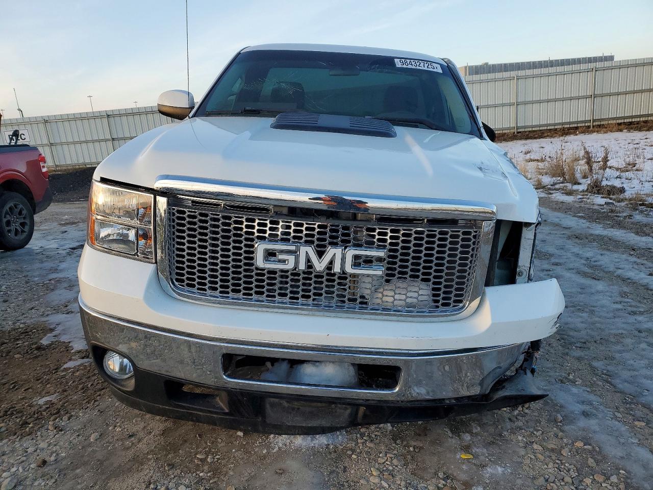 2009 Gmc Sierra K1500 Sle White vin: 1GTEK24C49Z239804