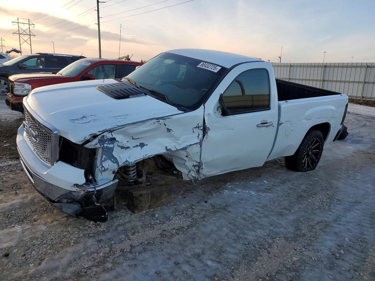 2009 Gmc Sierra K1500 Sle White vin: 1GTEK24C49Z239804