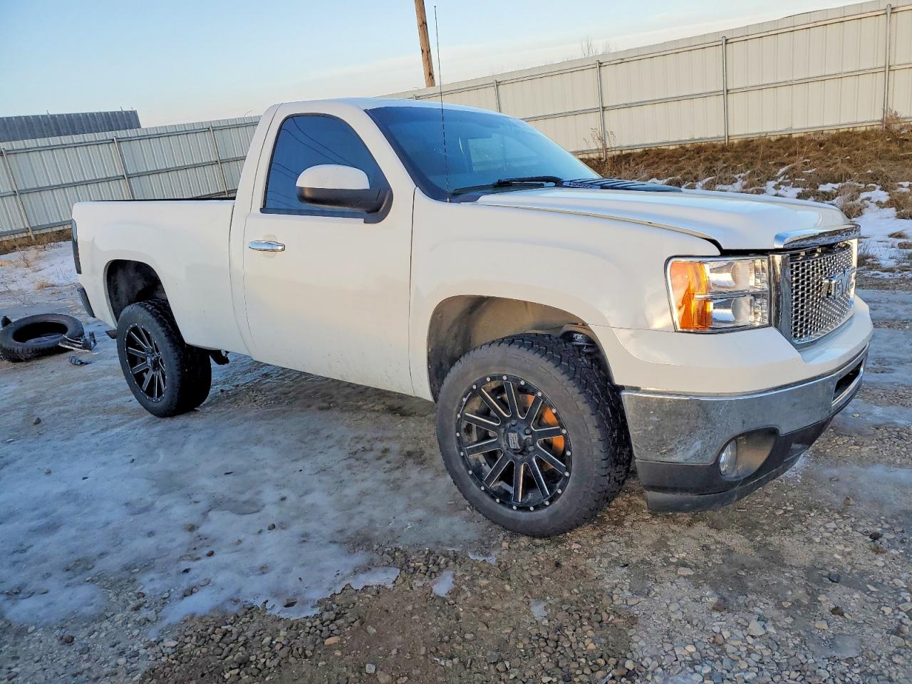 2009 Gmc Sierra K1500 Sle White vin: 1GTEK24C49Z239804