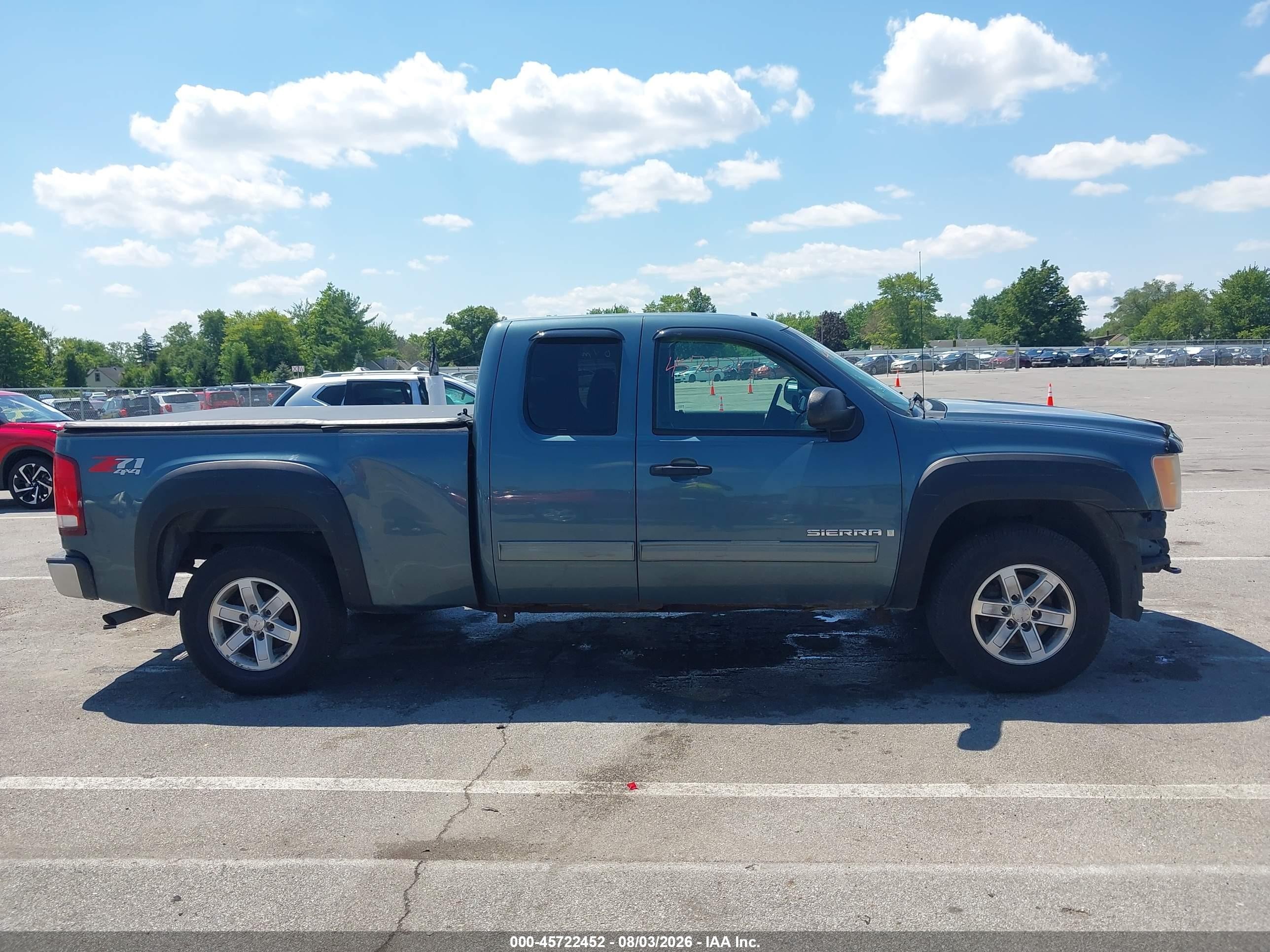 2009 Gmc Sierra 1500 Sle Blue vin: 1GTEK29049Z101128