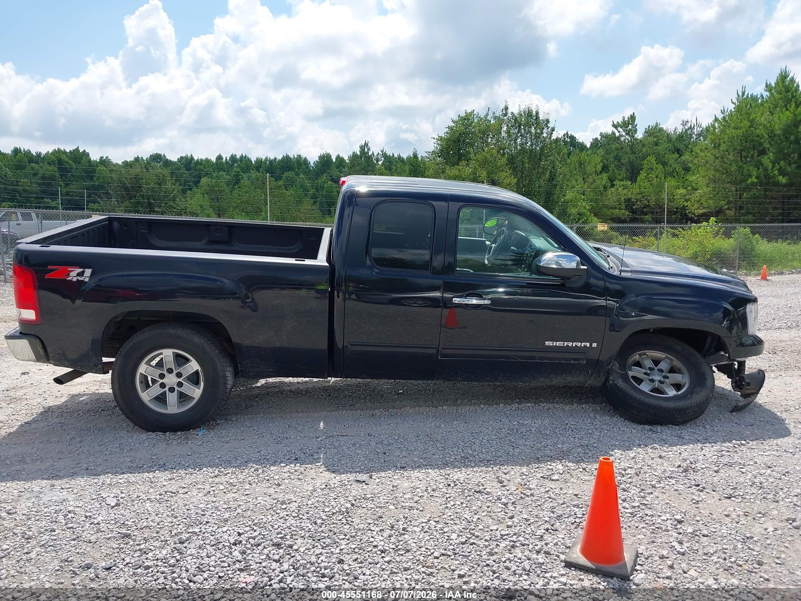 2009 Gmc Sierra 1500 Sle Black vin: 1GTEK29099Z233642