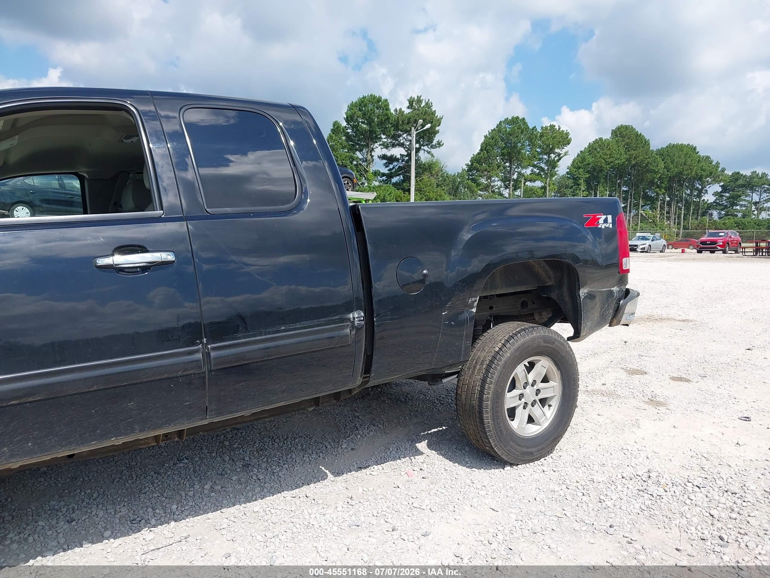 2009 Gmc Sierra 1500 Sle Black vin: 1GTEK29099Z233642