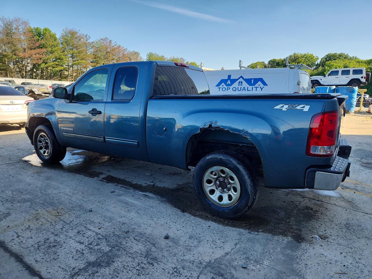 2009 Gmc Sierra K1500 Sle Blue vin: 1GTEK29C59Z208909