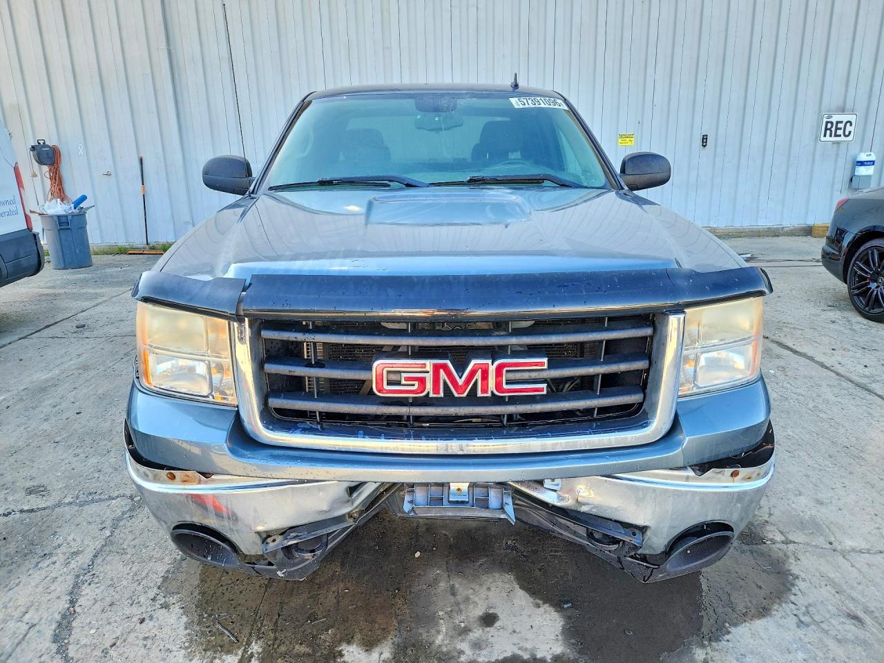 2009 Gmc Sierra K1500 Sle Blue vin: 1GTEK29C59Z208909