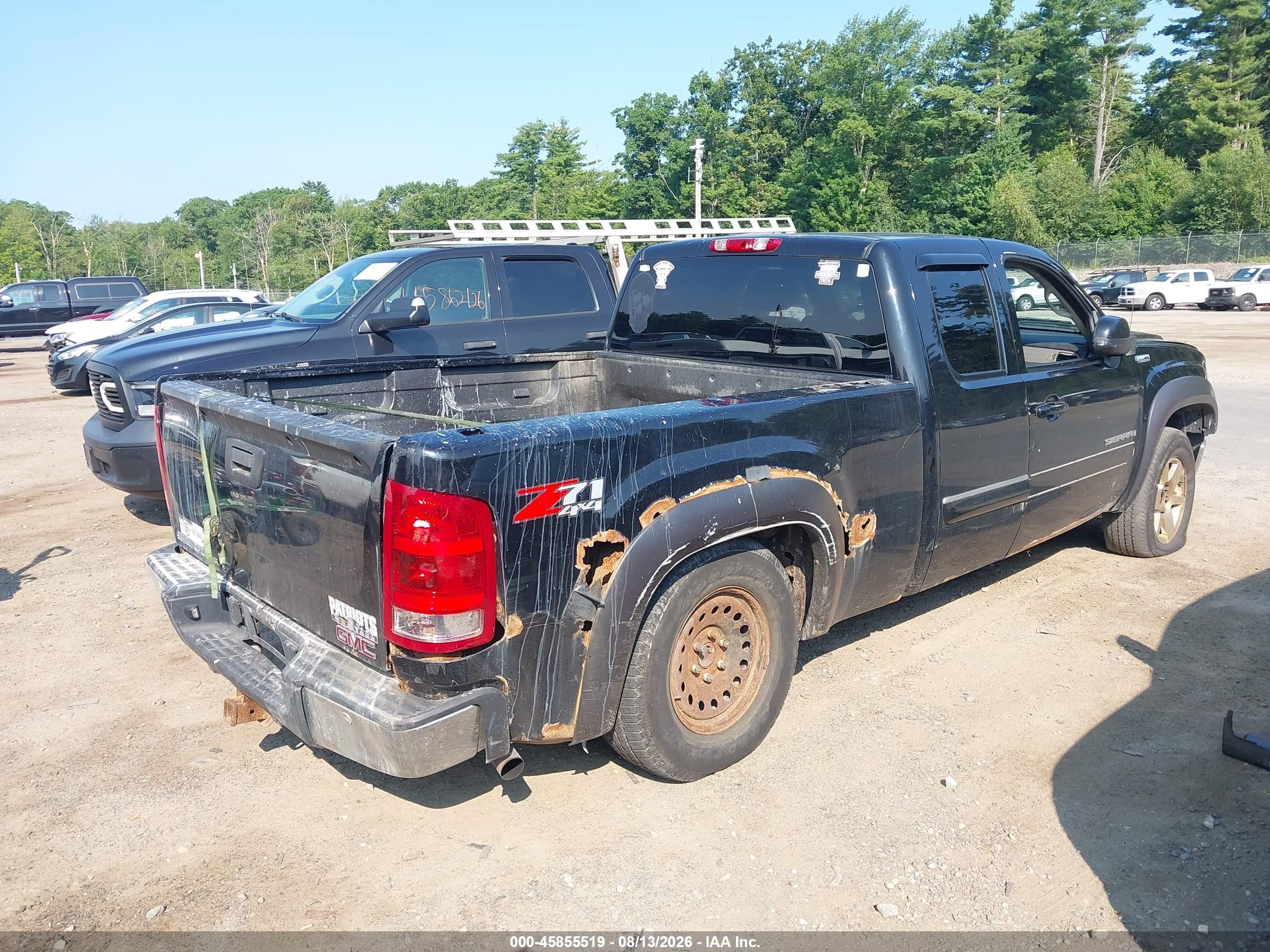 2009 Gmc Sierra 1500 Sle Black vin: 1GTEK29J79Z149988